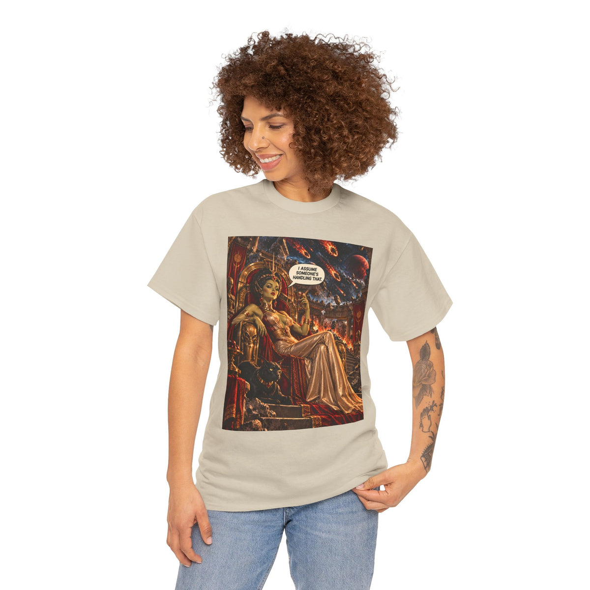 I Assume Someone's Handling That Retro Alien Empress T-Shirt