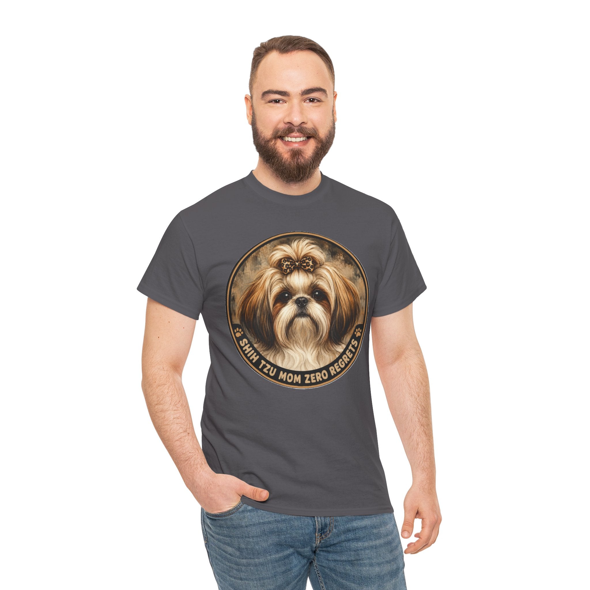 Shih Tzu Mom Zero Regrets T-Shirt | Shih Tzu Owner Tee