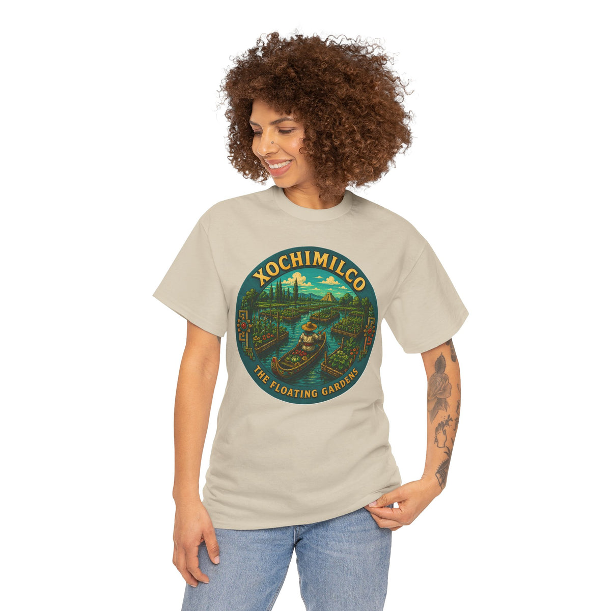 Xochimilco The Floating Gardens T-Shirt – Aztec Chinampa Tee