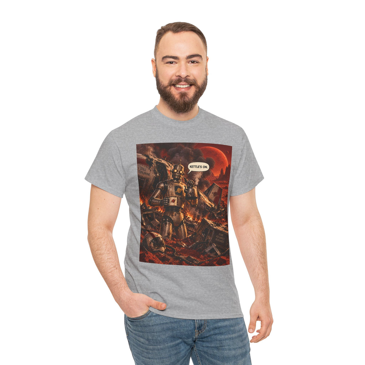 Kettle's On Retro Robot T-Shirt