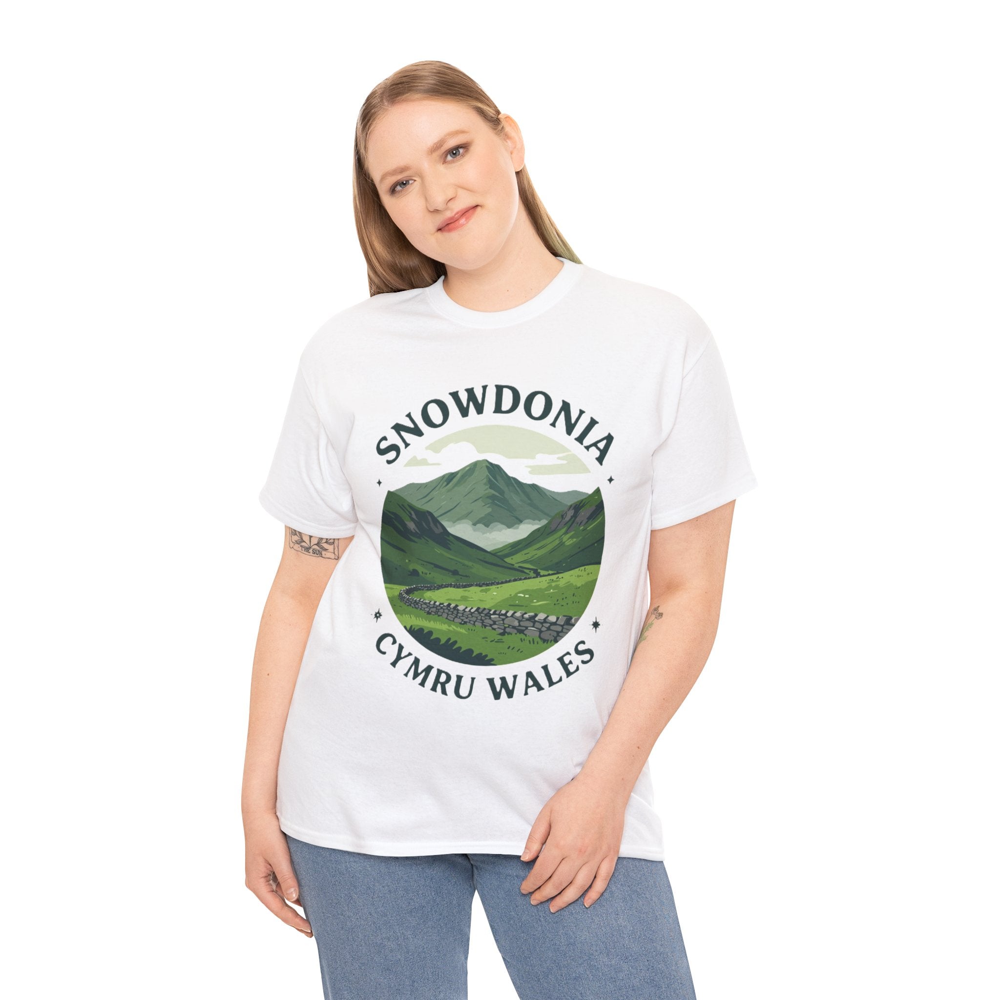 Snowdonia Wales Mountain Tee — Snowdonia Cymru Scenic Landscape T-Shirt
