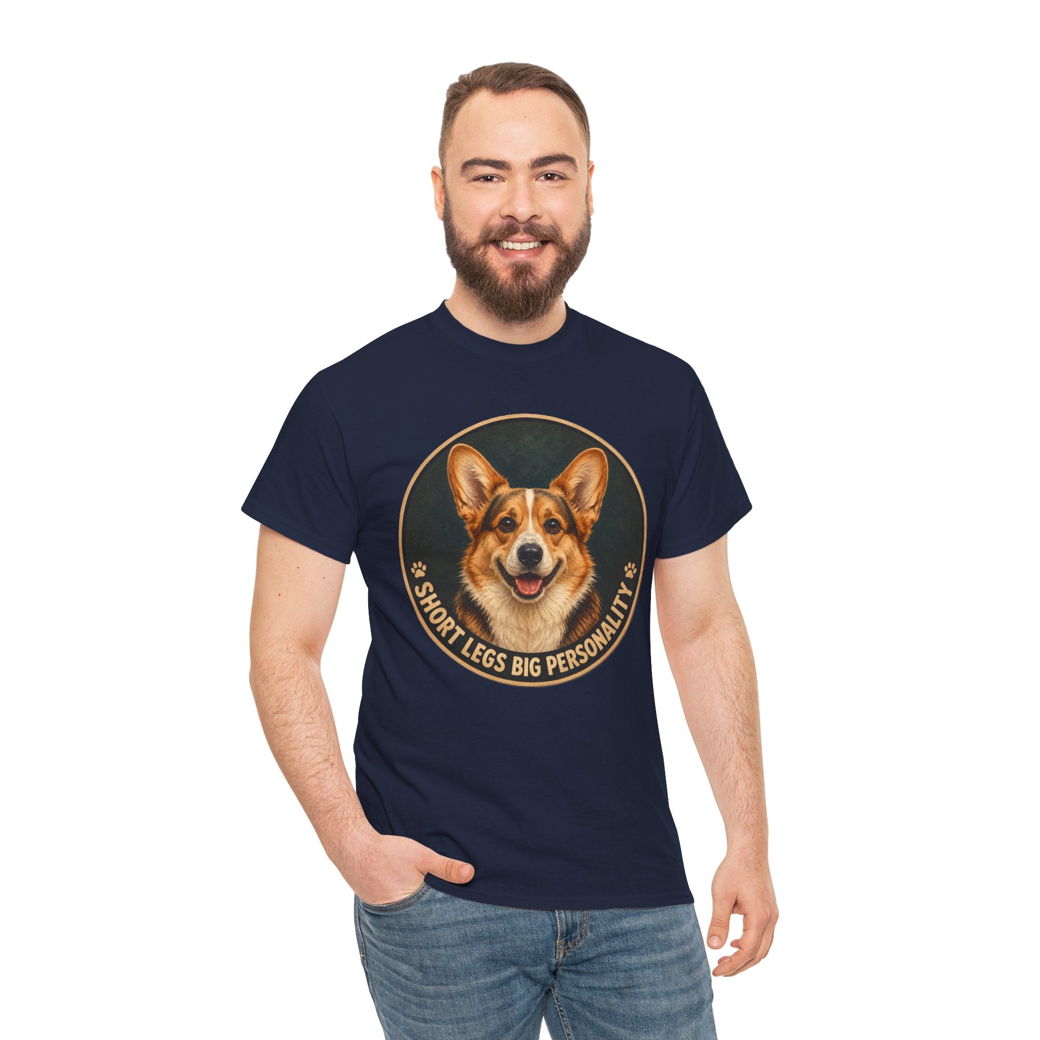Corgi Short Legs Big Personality T-Shirt | Corgi Owner Tee
