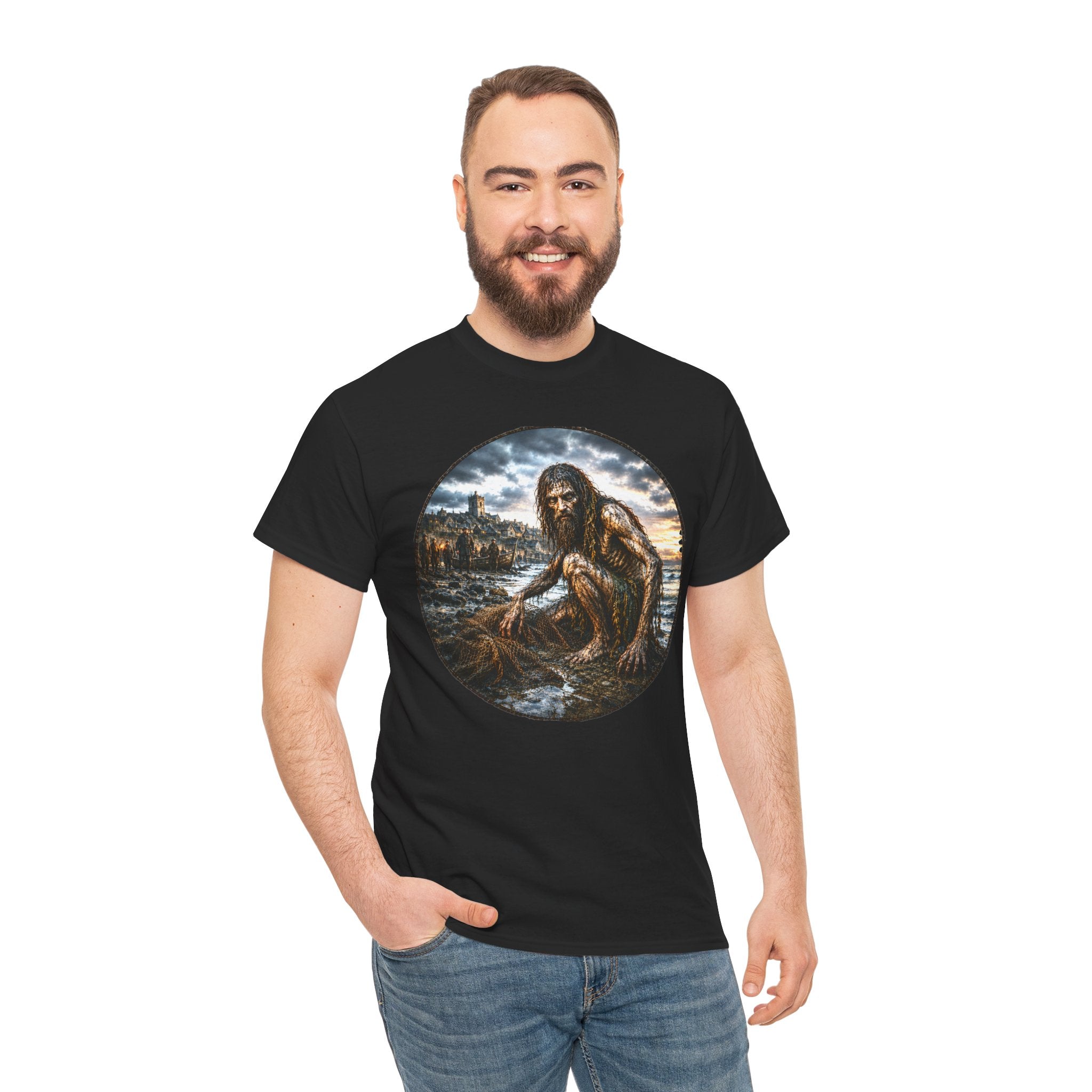 Wild Man of Orford T-Shirt | Medieval Sea Folklore Tee