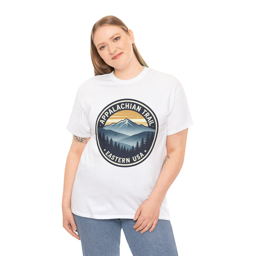 Appalachian Trail T-Shirt | AT Thru Hiker Tee | Eastern USA Vintage Mountain Badge Graphic Shirt | Hiking Gift
