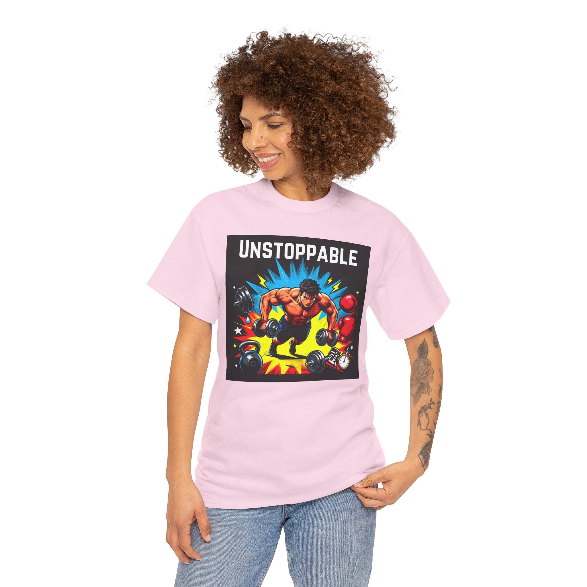Unstoppable Weightlifting T-Shirt — Motivational Gym Tee
