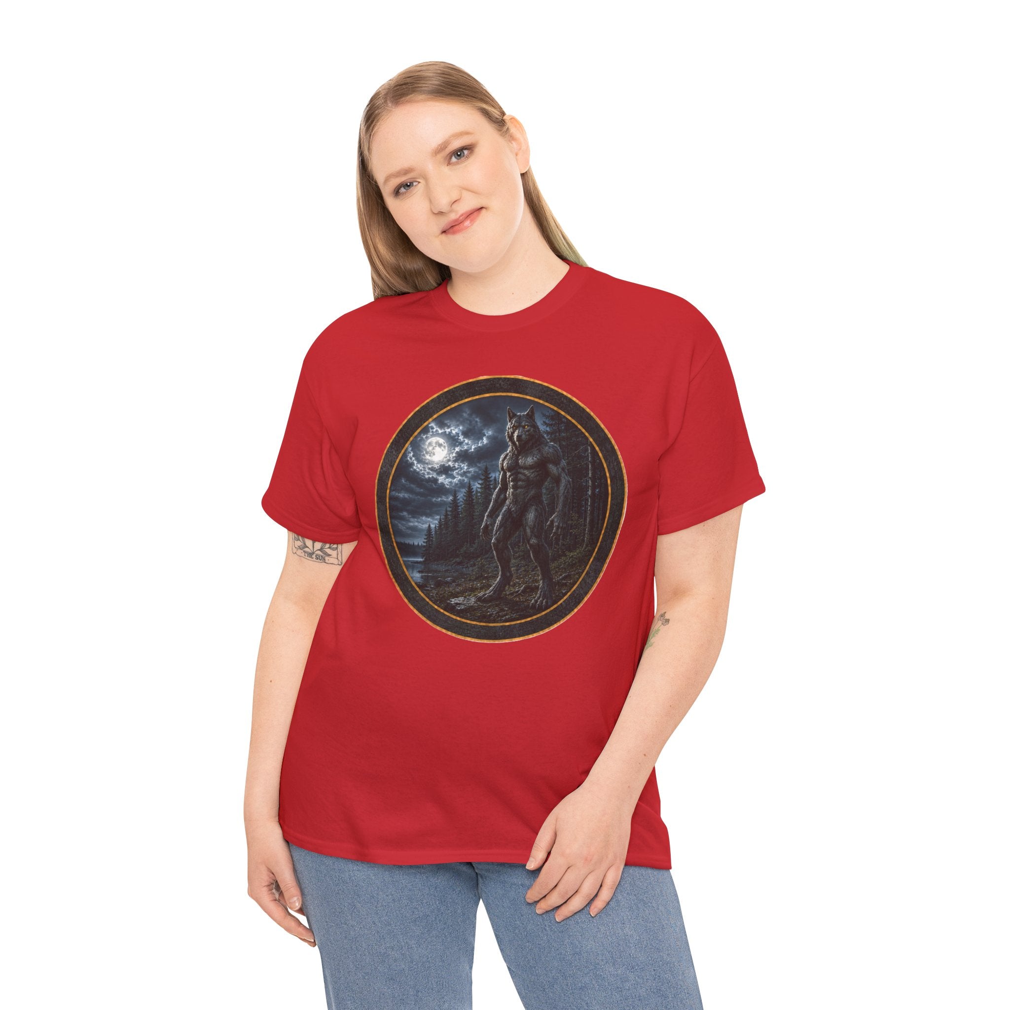 Still Out There – Dogman Bipedal Wolf Cryptid Graphic T-Shirt