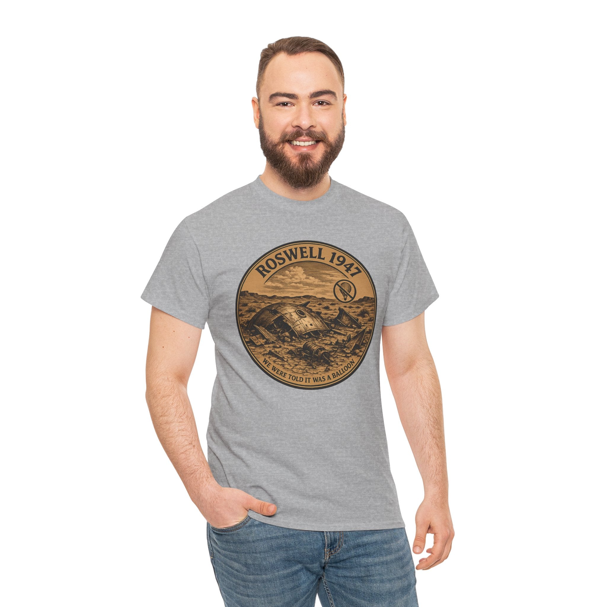 Roswell 1947 T-Shirt | We Were Told It Was A Balloon Tee