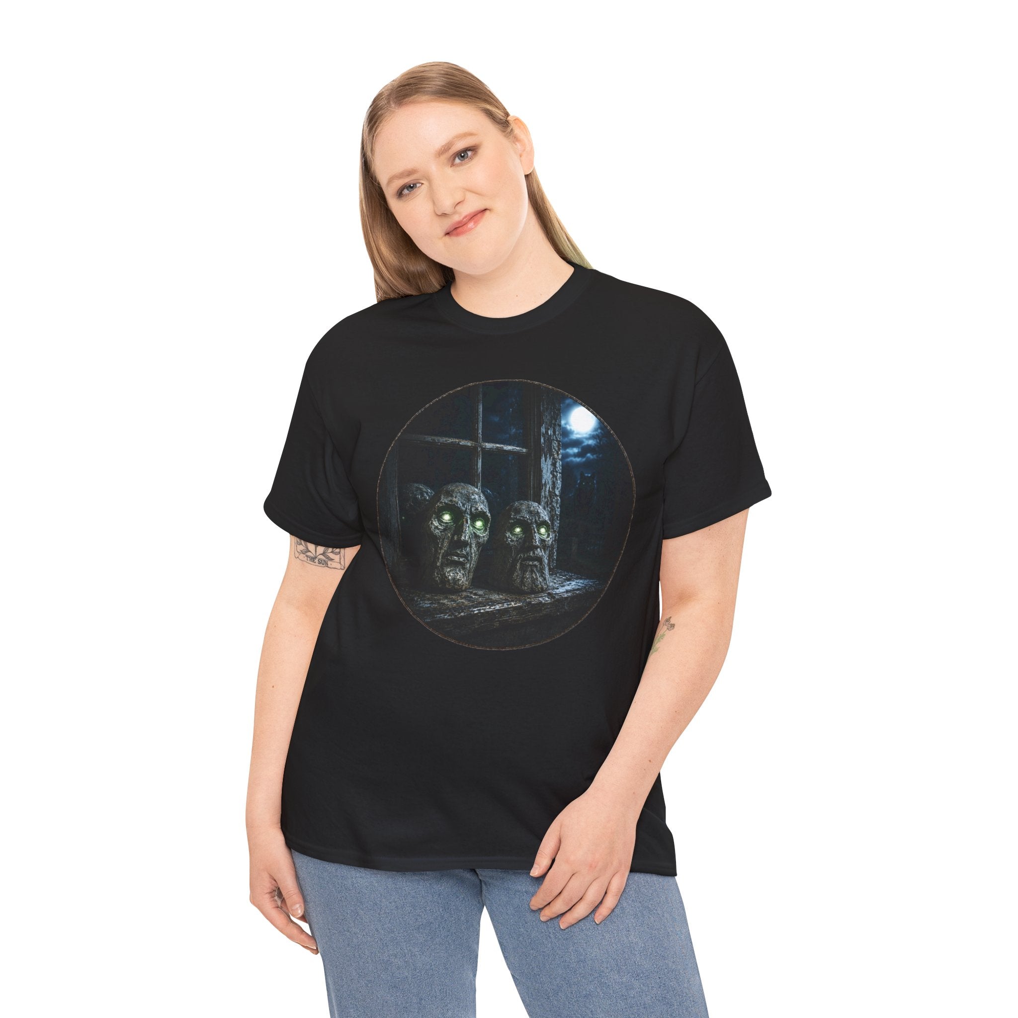 The Hexham Heads T-Shirt | Werewolf Folklore Occult Tee