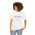 Life Is Short Drink the Good Stuff T-Shirt | Funny Wine Lover Tee | Humorous Drinking Graphic T-Shirt | Gift for Wine Fans