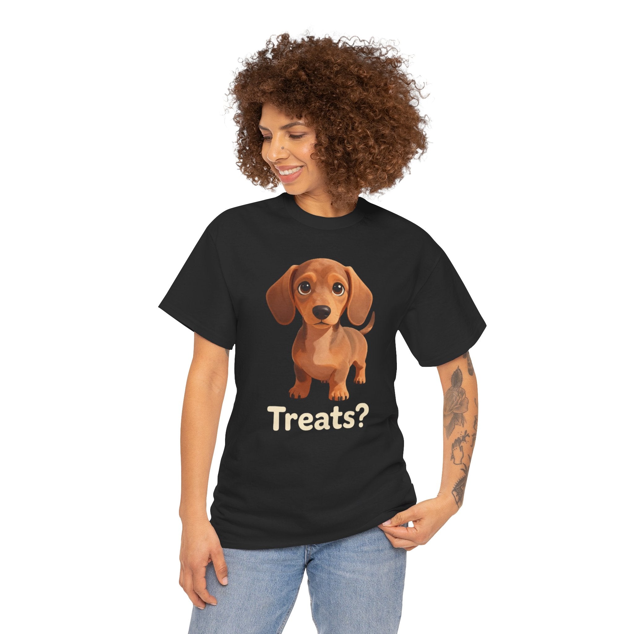 Dachshund Puppy "Treats?" T-Shirt