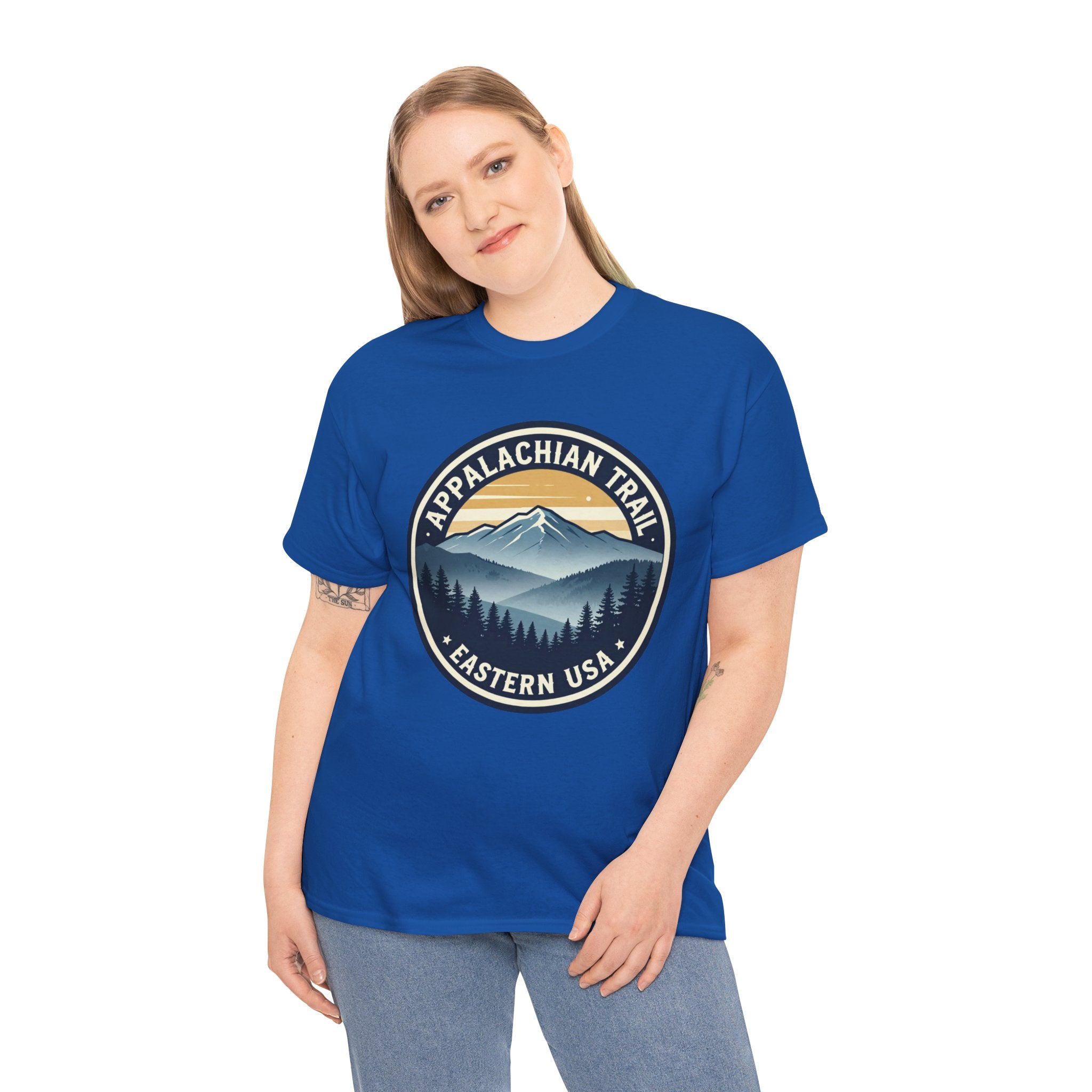 Appalachian Trail T-Shirt | AT Thru Hiker Tee | Eastern USA Vintage Mountain Badge Graphic Shirt | Hiking Gift