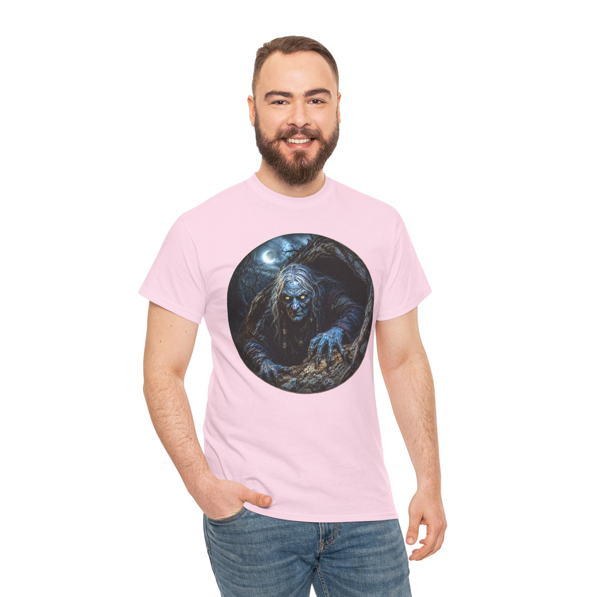 The Hollow Hag T-Shirt | Crone Witch Folklore Tee | Valegrim