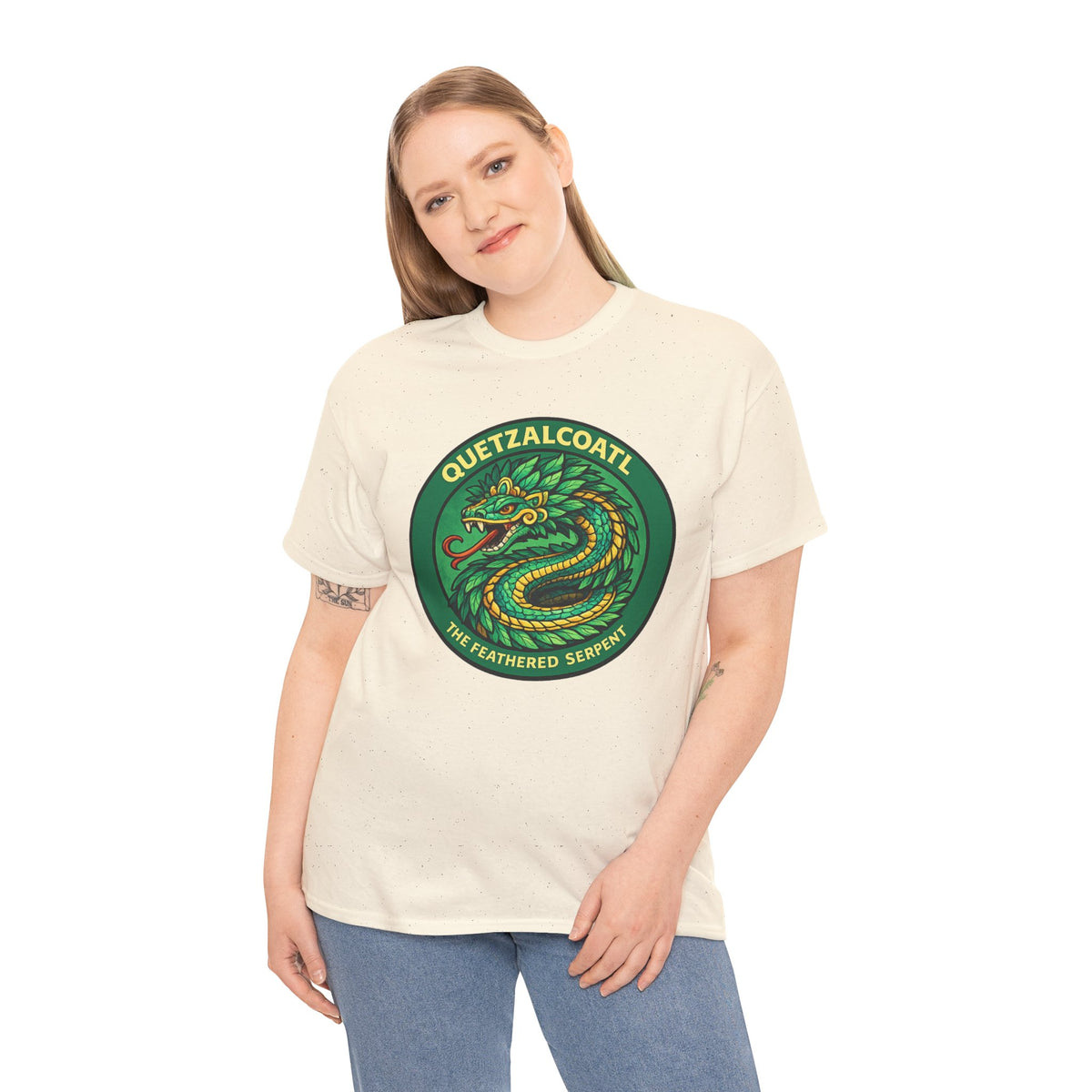 Quetzalcoatl The Feathered Serpent T-Shirt – Aztec Mythology Graphic Tee
