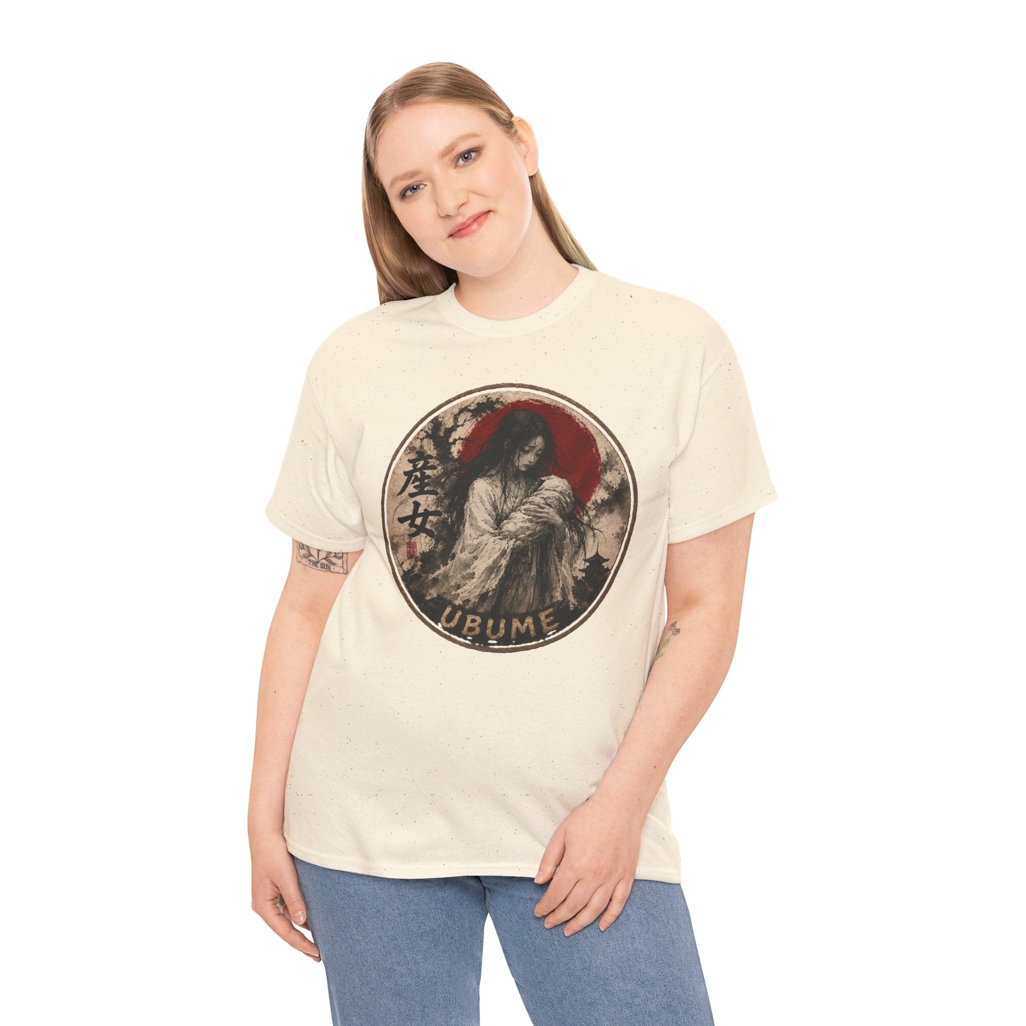 Ubume Grieving Mother T-Shirt | Japanese Yōkai Folklore Tee