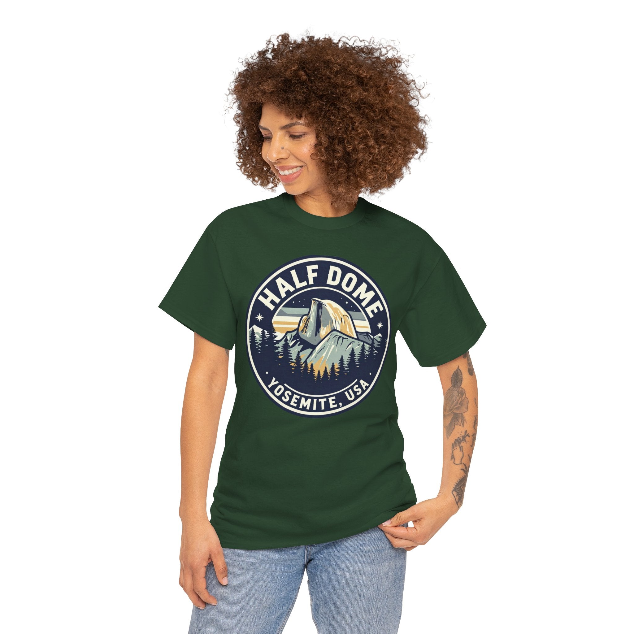 Half Dome Yosemite T-Shirt — Vintage National Park Tee