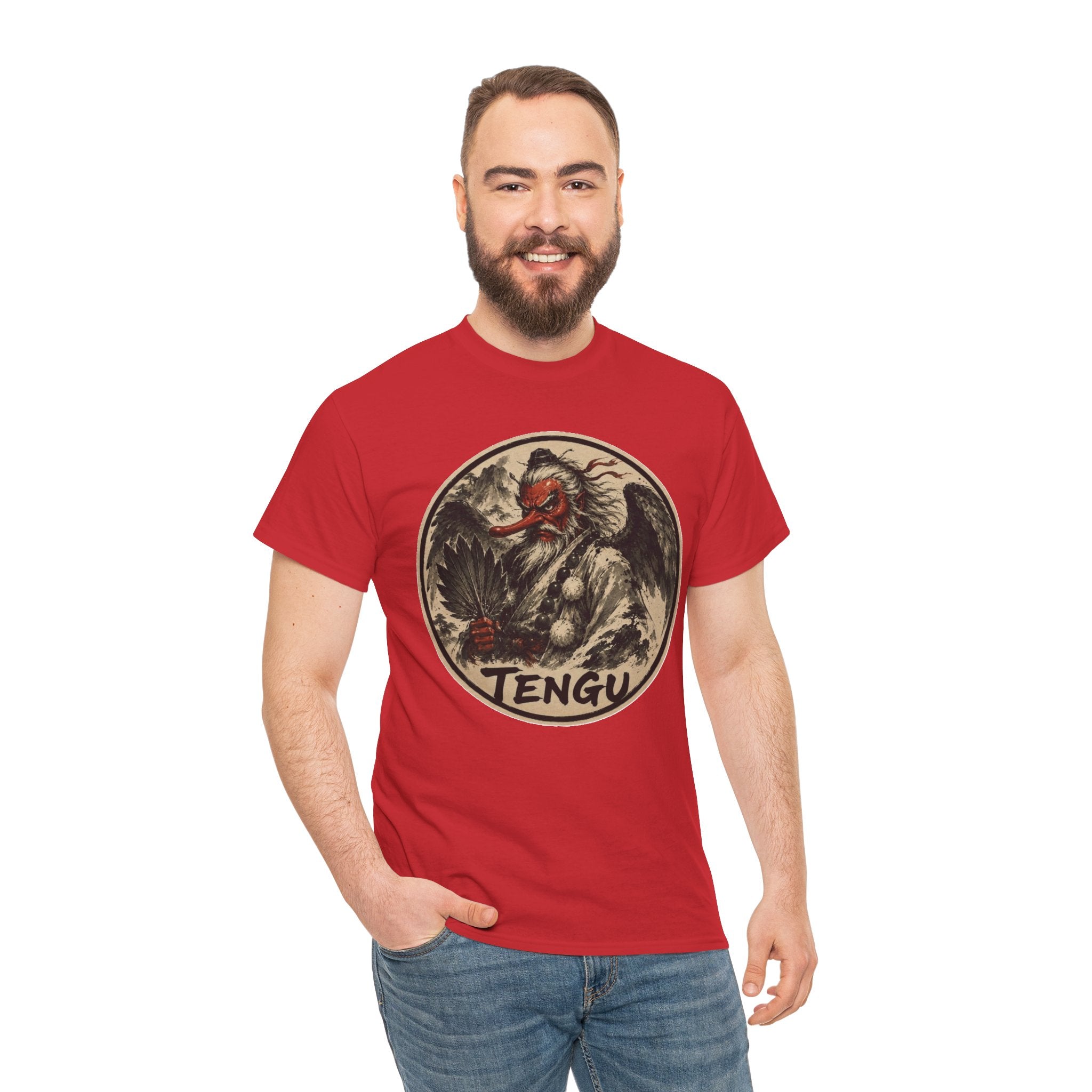 Tengu Mountain Spirit T-Shirt | Japanese Yōkai Folklore Tee