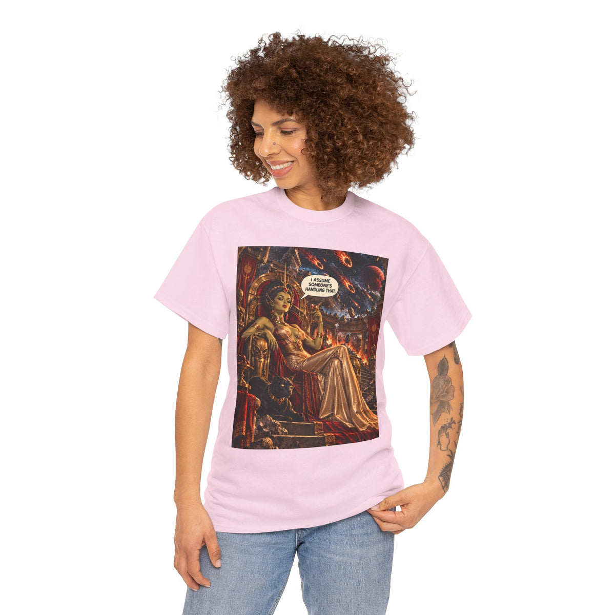 I Assume Someone's Handling That Retro Alien Empress T-Shirt