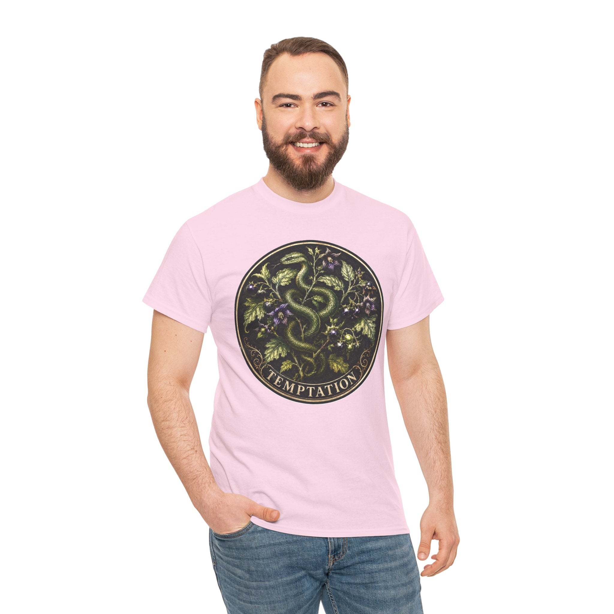 Temptation T-Shirt | Serpent Nightshade Occult Tee