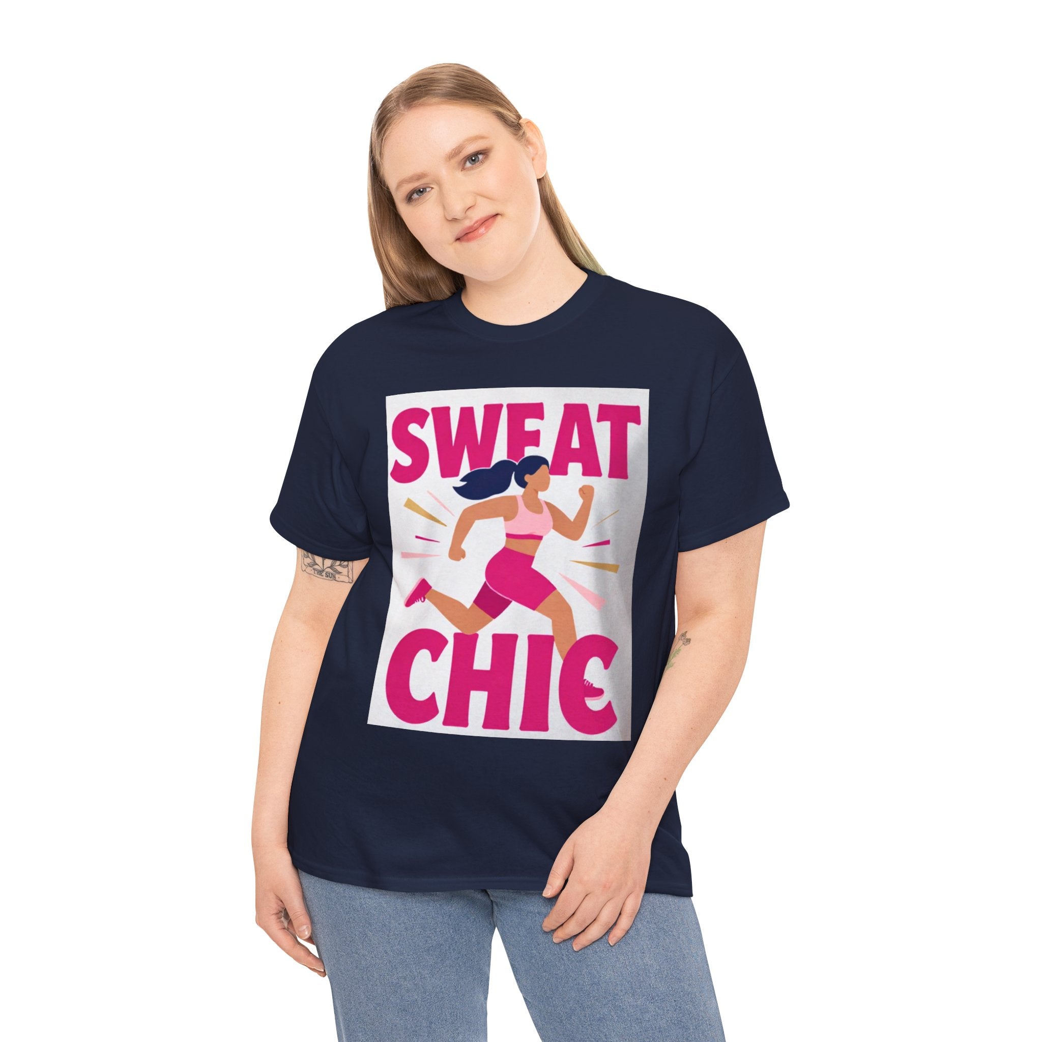 Sweat Chic T-Shirt | Women's Fitness Motivation Tee