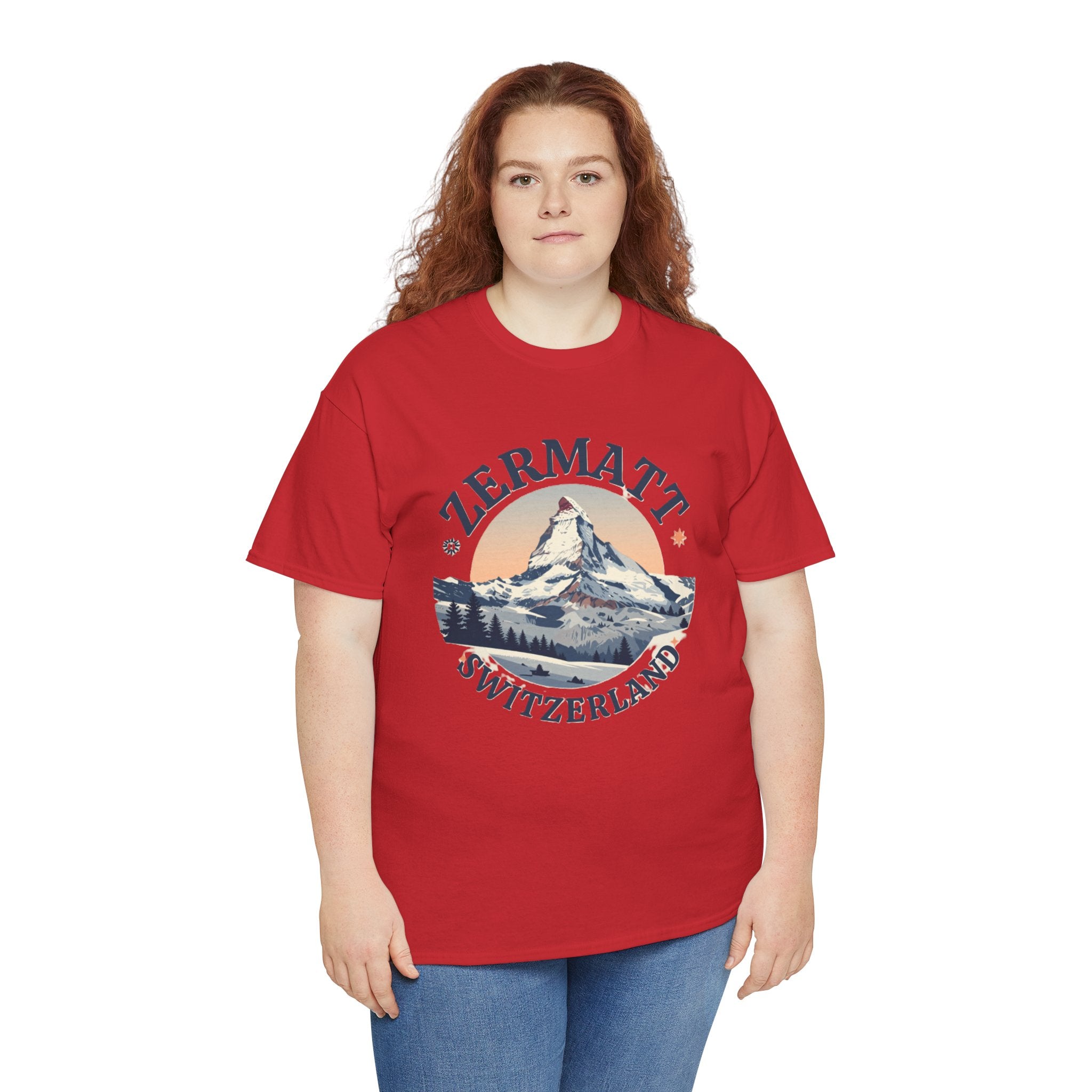Zermatt Switzerland Mountain Graphic Tee