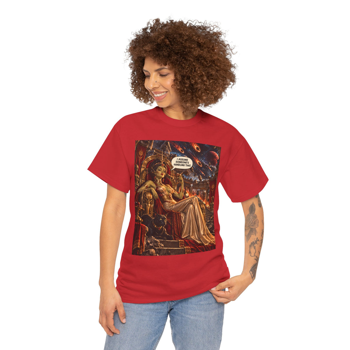 I Assume Someone's Handling That Retro Alien Empress T-Shirt