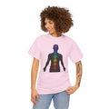 Chakra Circuit T-Shirt | Technology Meets Spirituality Graphic Tee | Seven Chakras Energy Body Shirt | Sacred Geometry Yoga Art