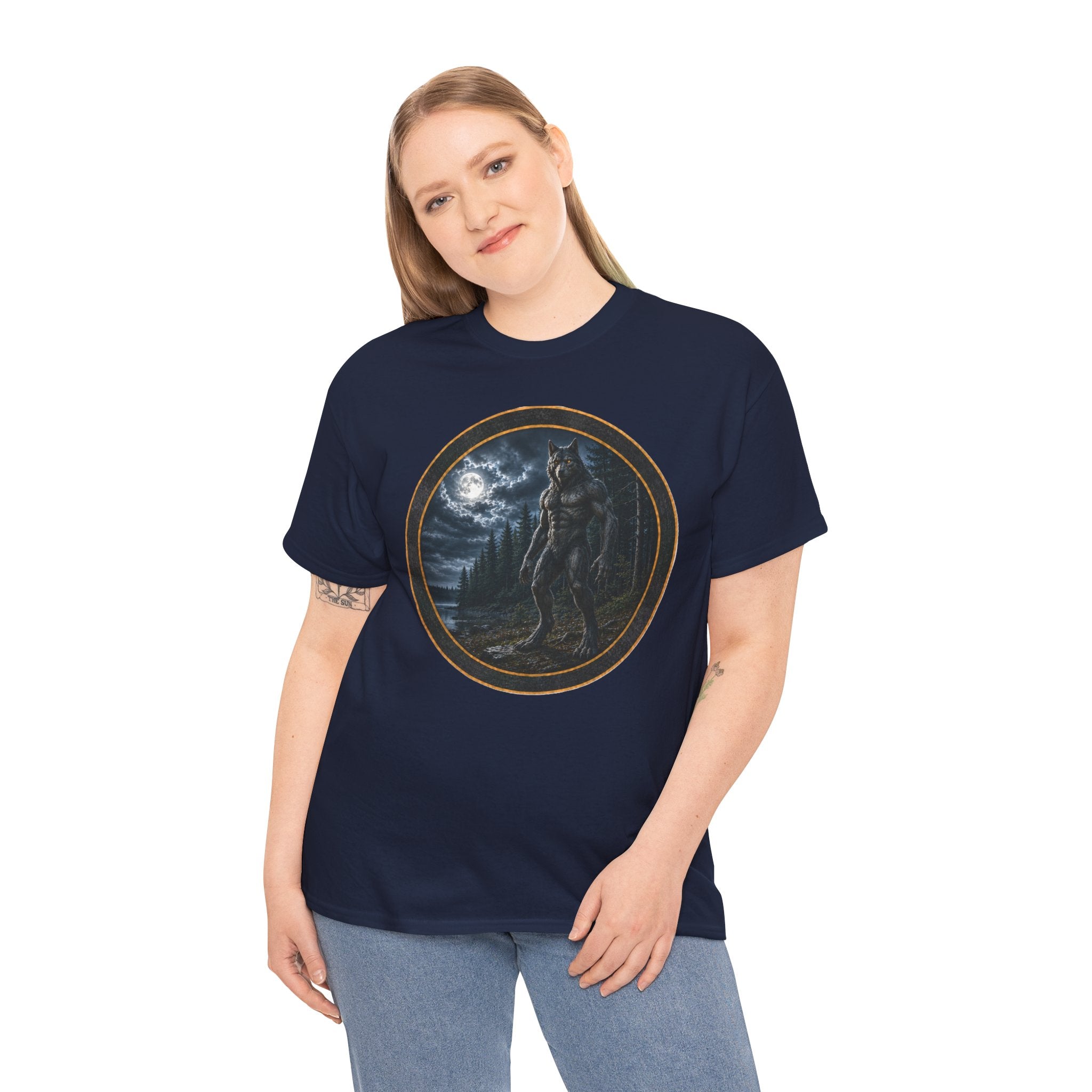 Still Out There – Dogman Bipedal Wolf Cryptid Graphic T-Shirt