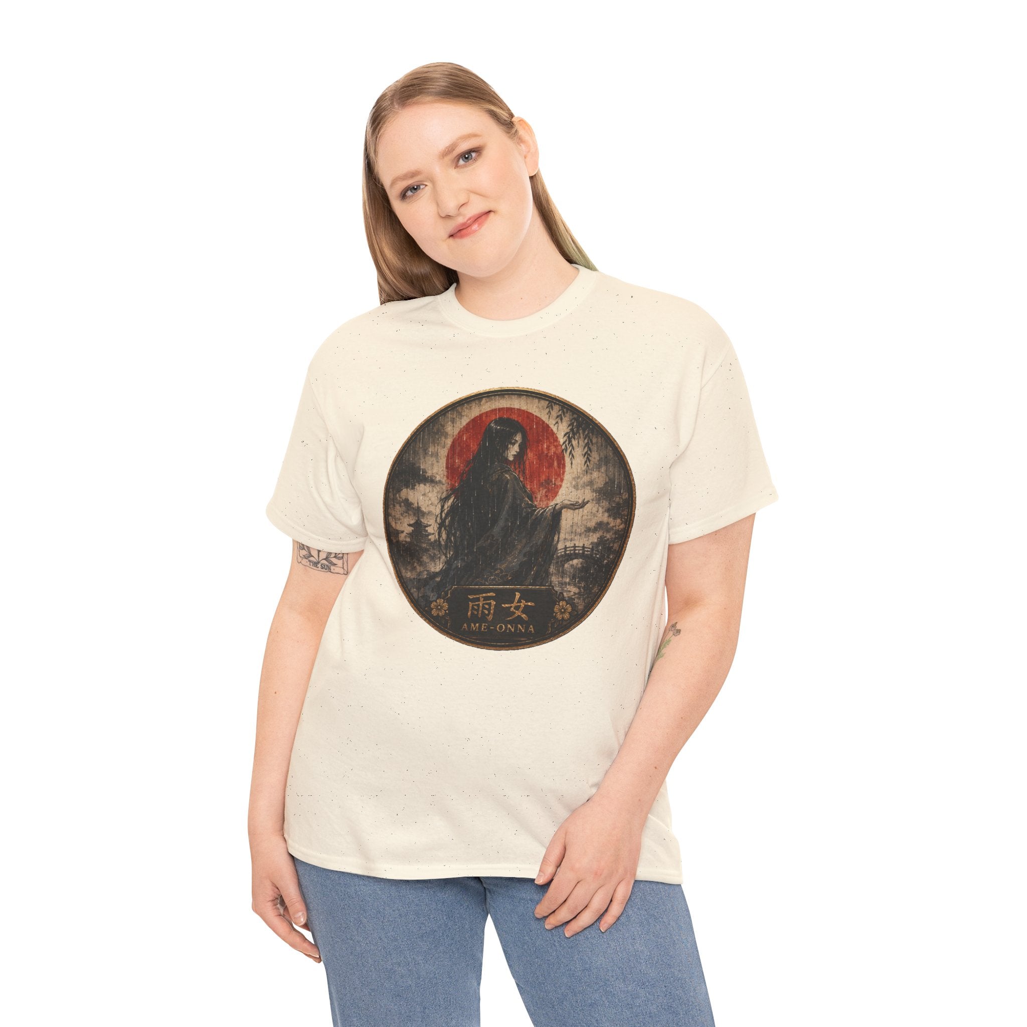 Ame-Onna Rain Woman T-Shirt | Japanese Yōkai Folklore Tee