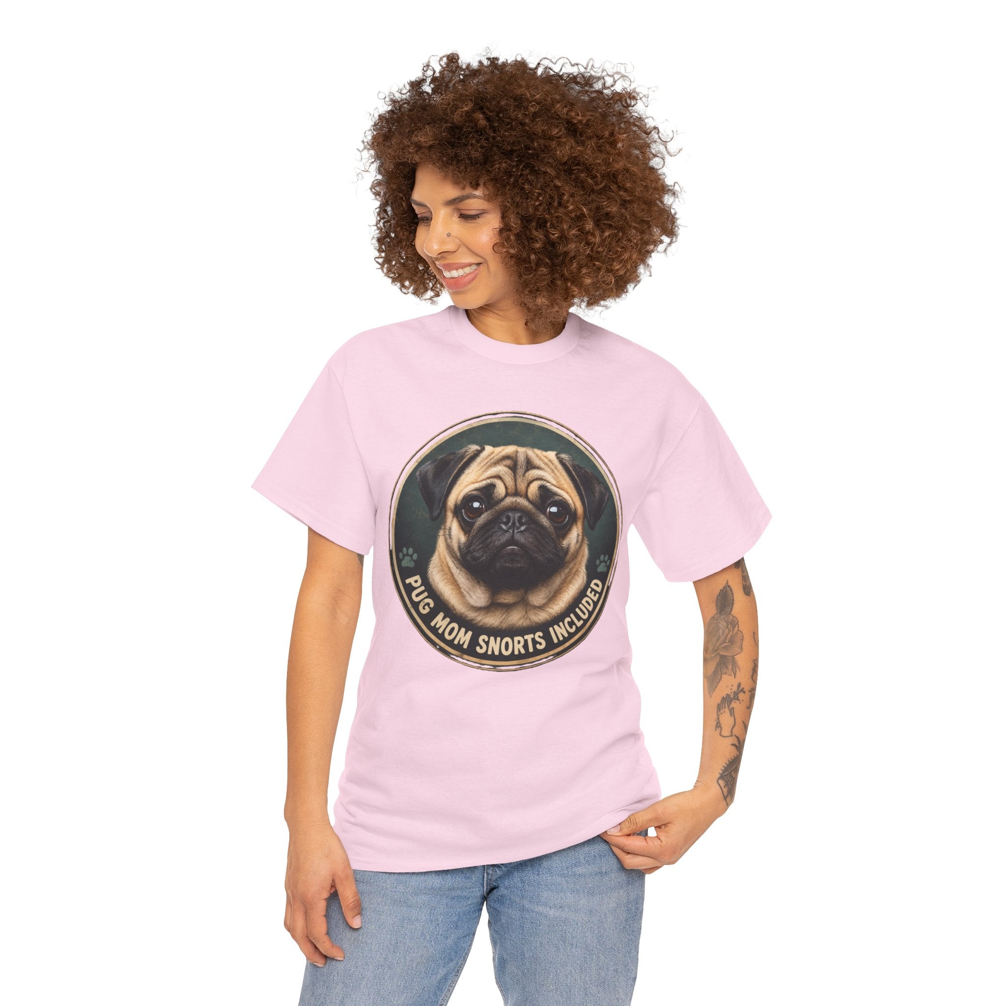 Pug Mom Snorts Included T-Shirt | Pug Owner Tee