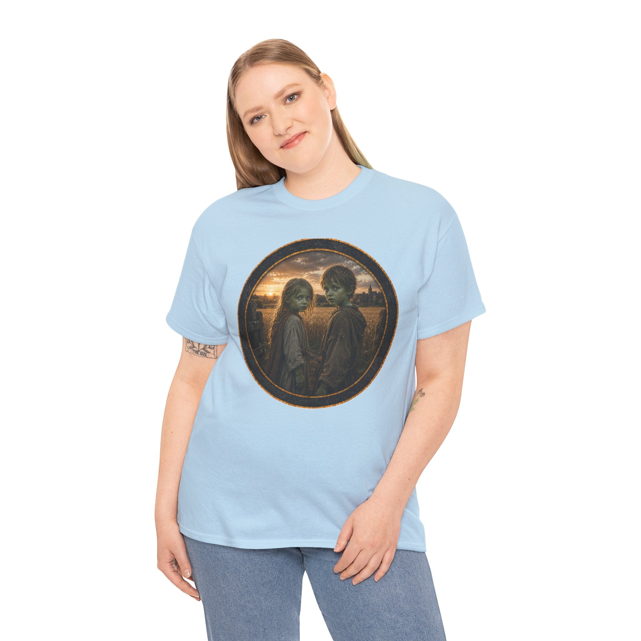 The Green Children of Woolpit Tee - Medieval English Legend Tee