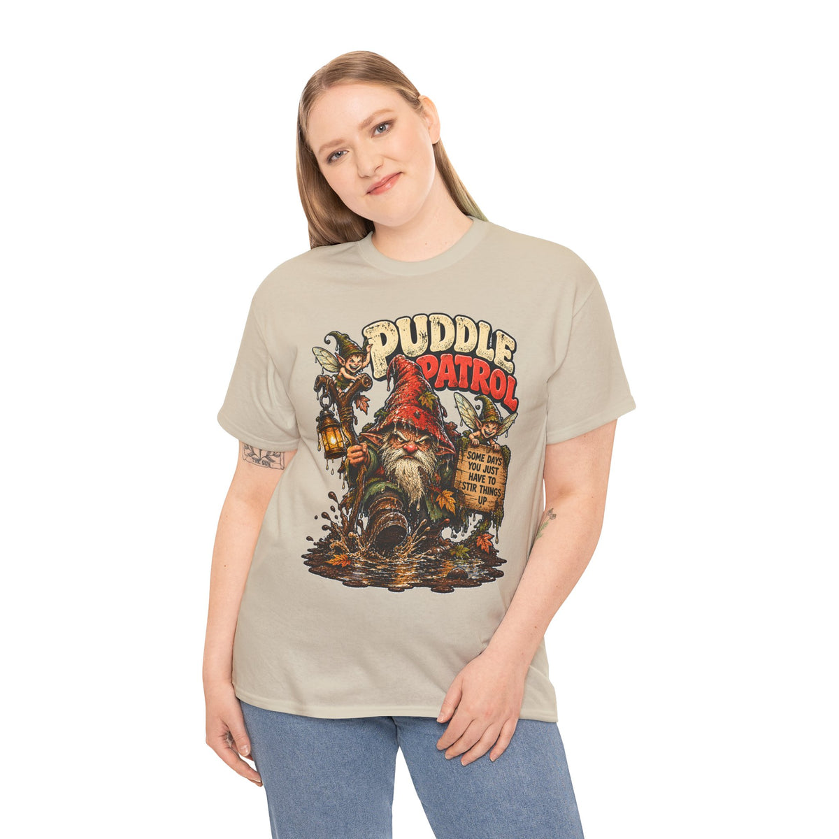 Puddle Patrol: Grumpy Gnome and Pixies T-Shirt