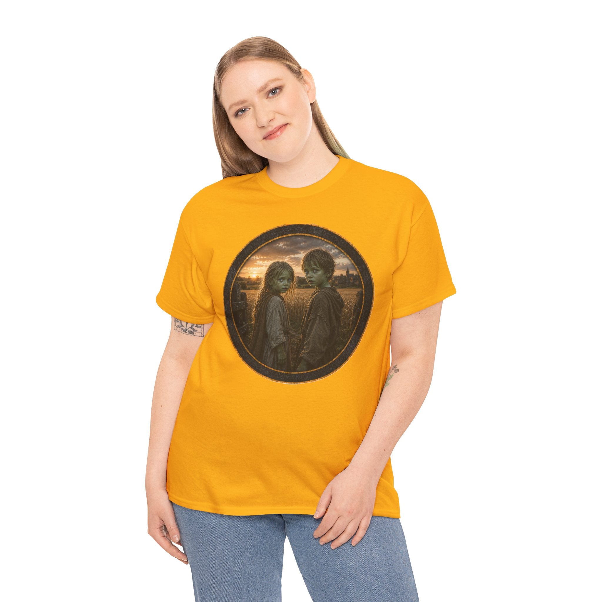 The Green Children of Woolpit Tee - Medieval English Legend Tee