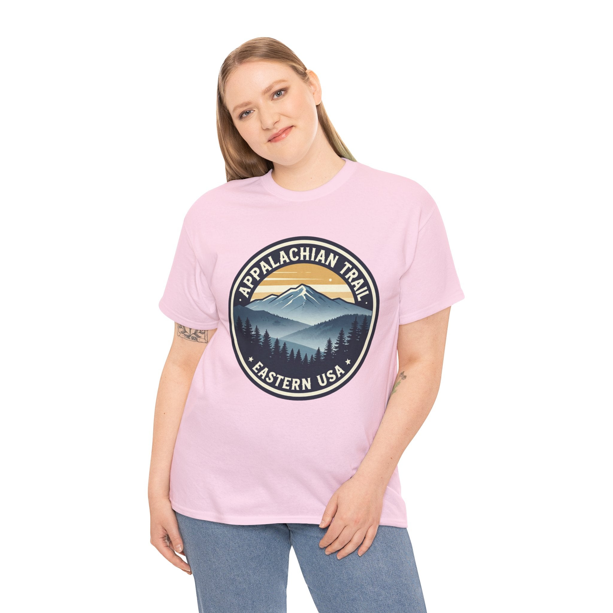 Appalachian Trail T-Shirt | AT Thru Hiker Tee | Eastern USA Vintage Mountain Badge Graphic Shirt | Hiking Gift