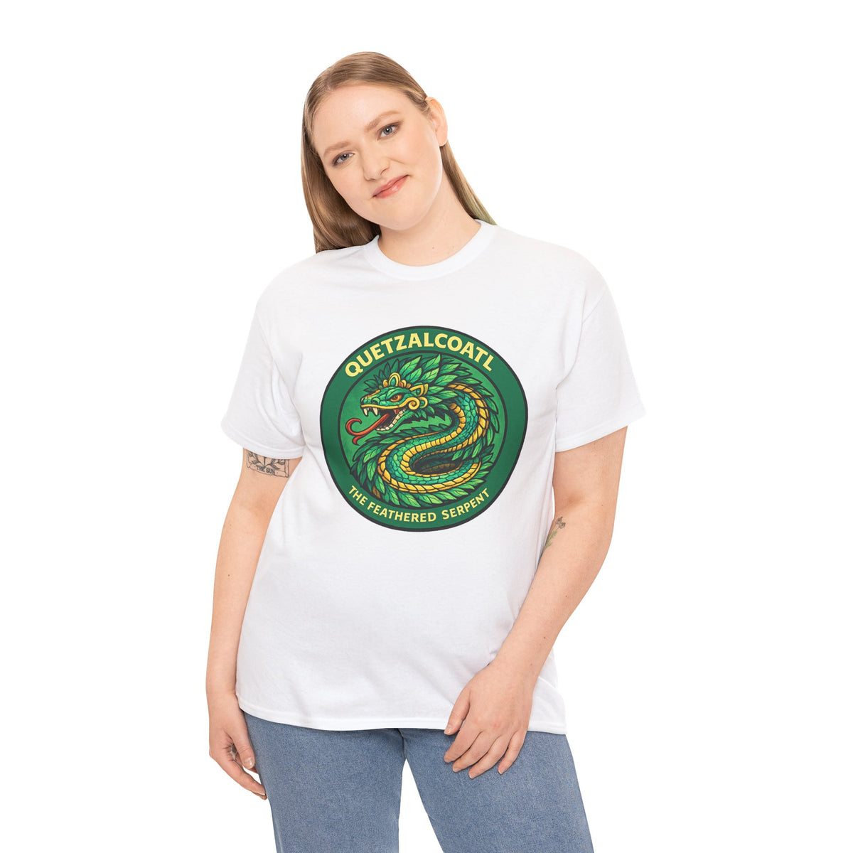 Quetzalcoatl The Feathered Serpent T-Shirt – Aztec Mythology Graphic Tee