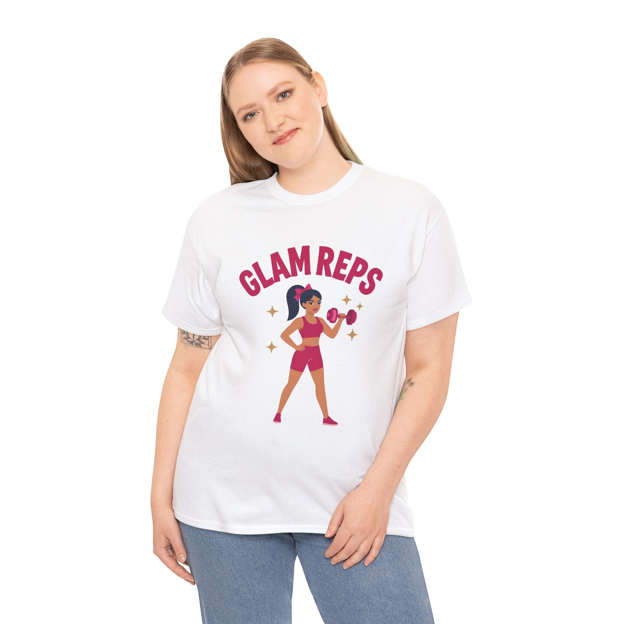 Glam Reps T-Shirt | Women's Fitness Motivation Tee
