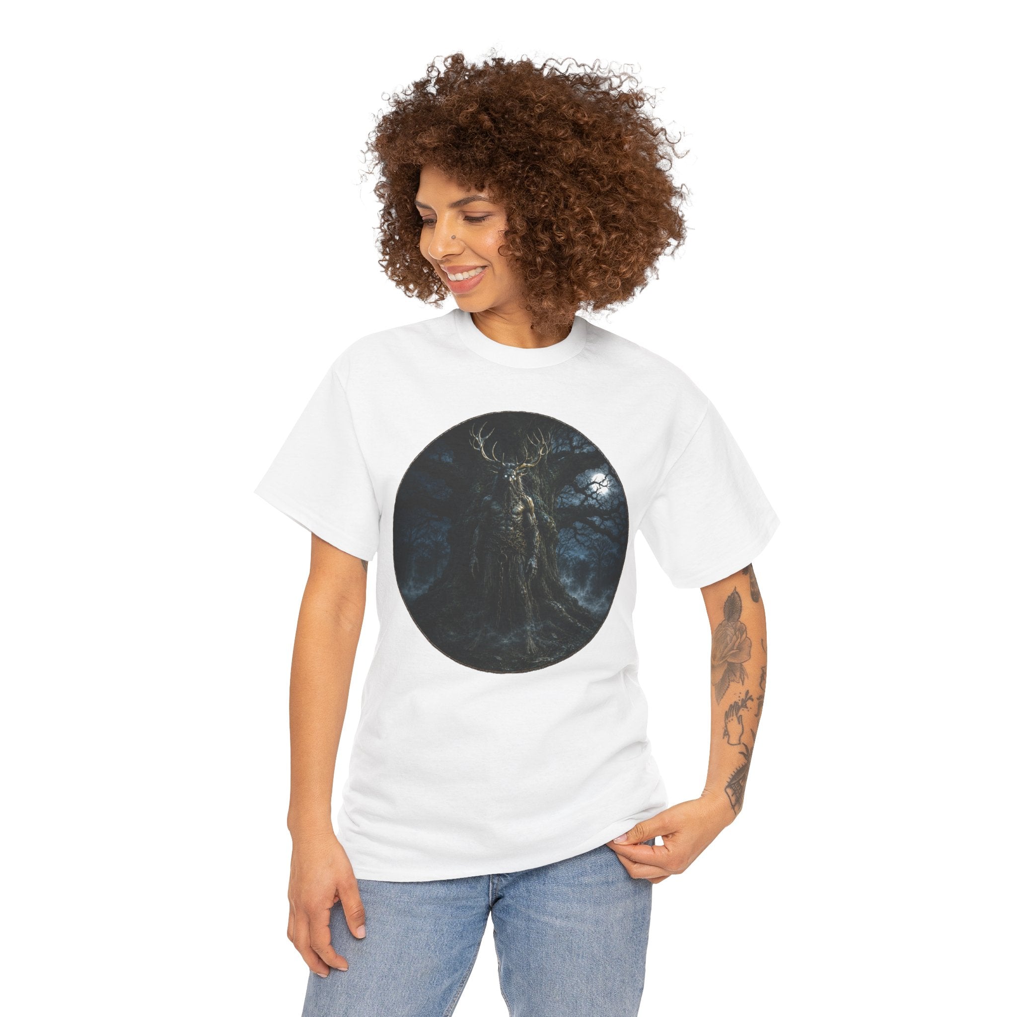 Herne the Hunter T-Shirt | Antlered Ghost Folklore Tee