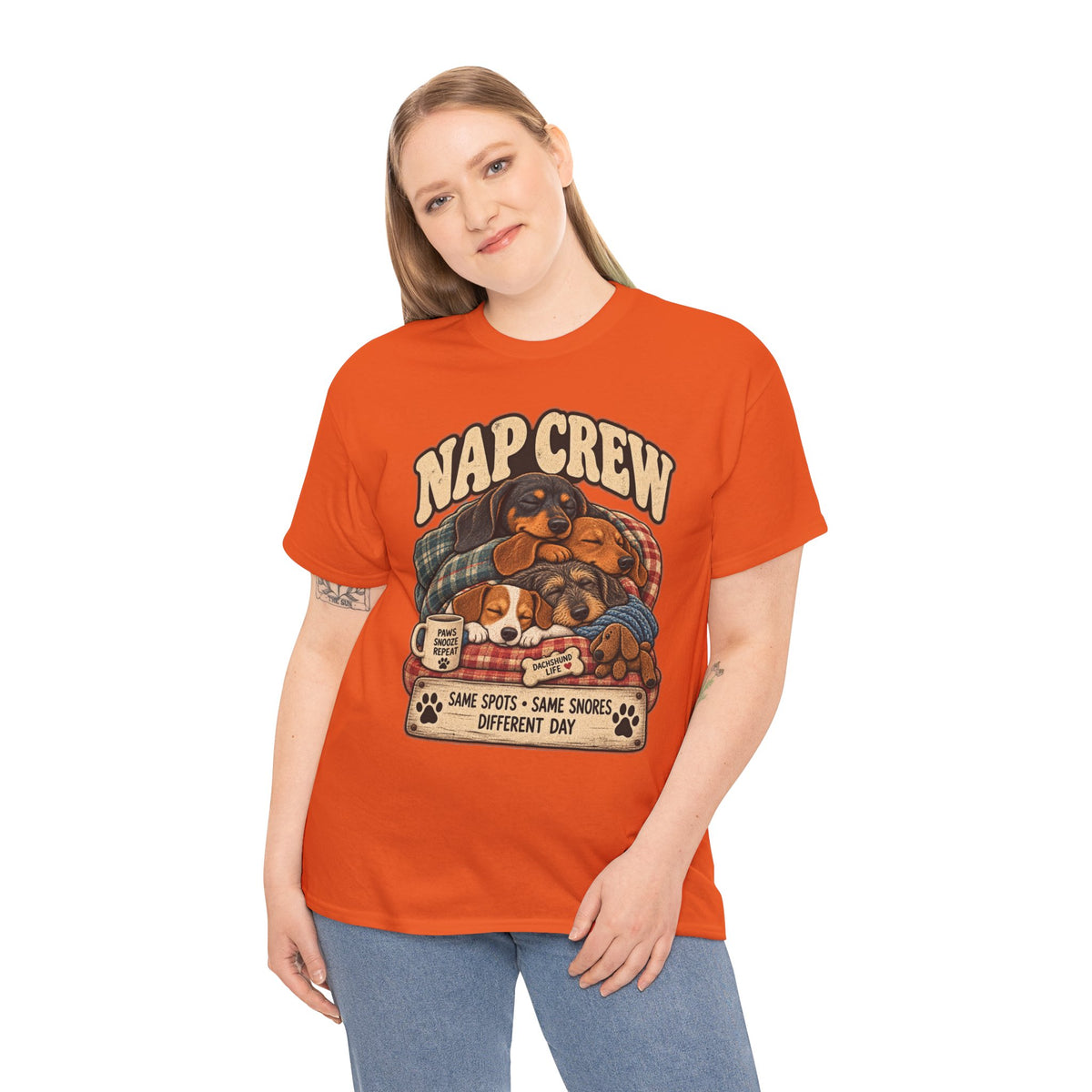 Salty Paws Sandy Snouts Dachshund Beach T-Shirt