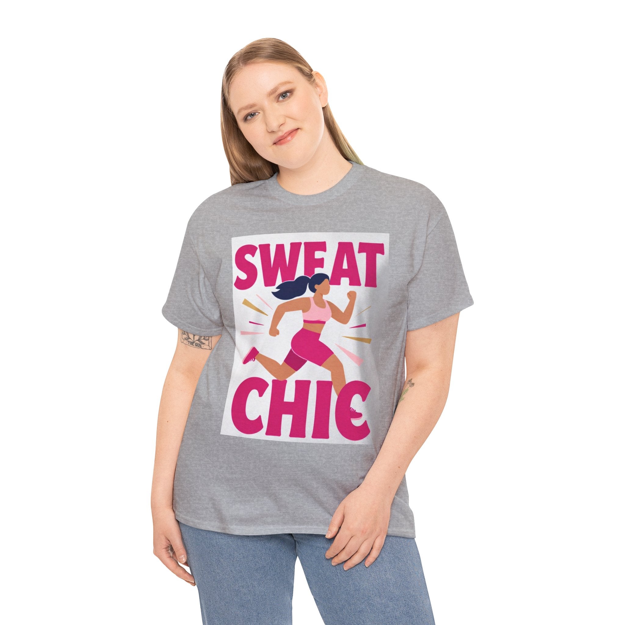 Sweat Chic T-Shirt | Women's Fitness Motivation Tee
