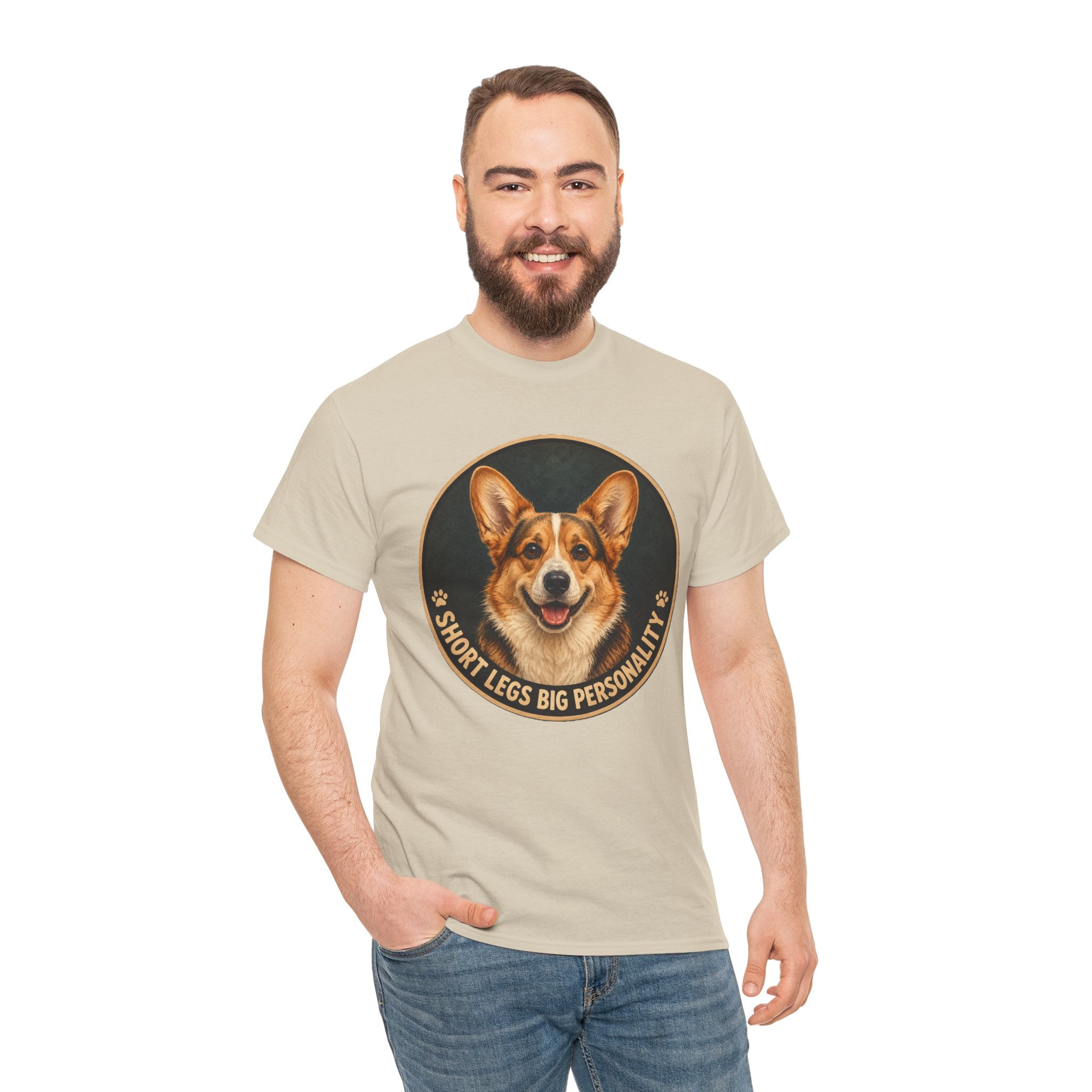 Corgi Short Legs Big Personality T-Shirt | Corgi Owner Tee