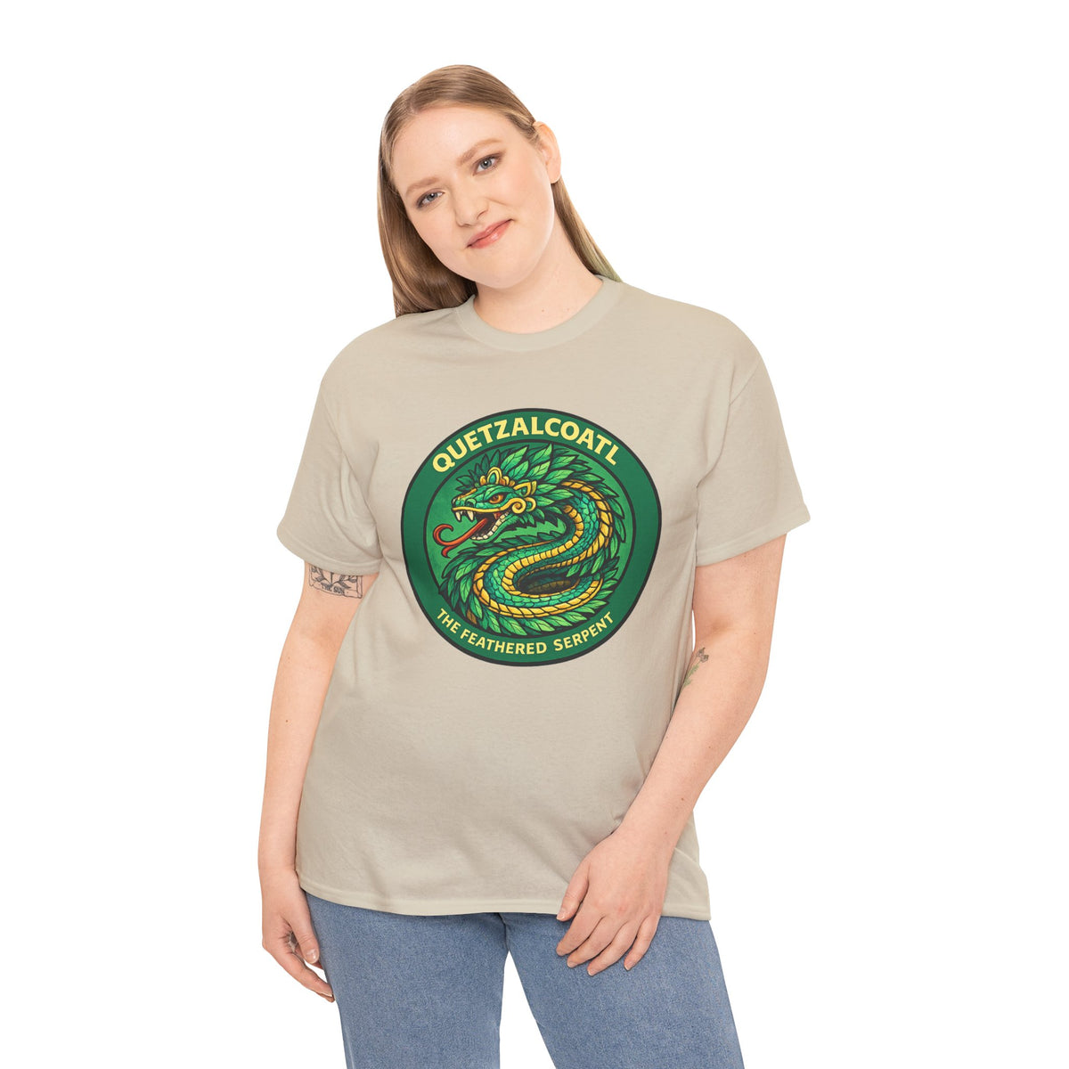 Quetzalcoatl The Feathered Serpent T-Shirt – Aztec Mythology Graphic Tee