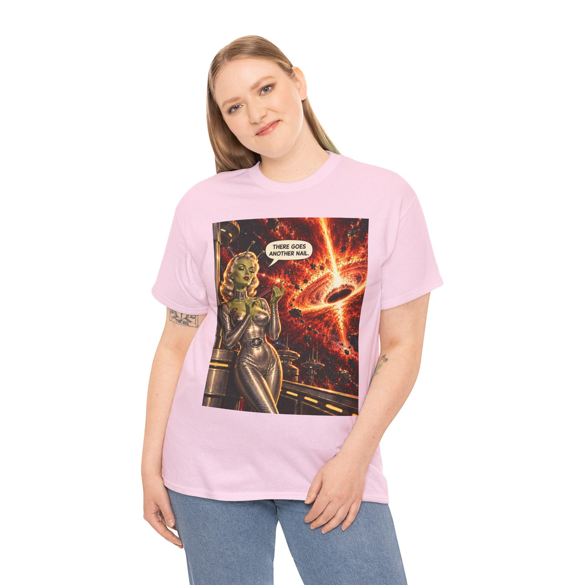 There Goes Another Nail Retro Alien Woman T-Shirt