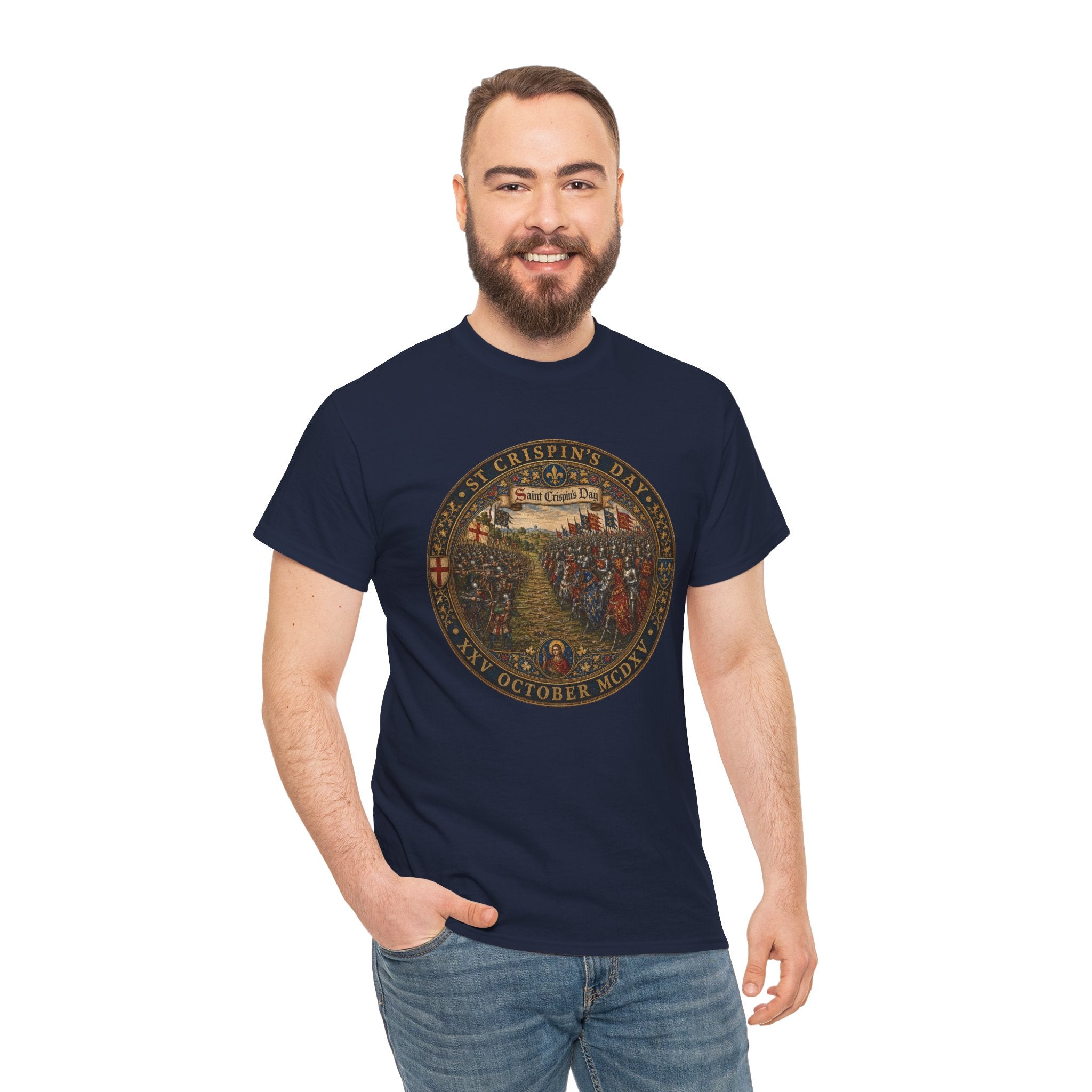 St Crispin's Day — XXV October MCDXV Graphic T-Shirt