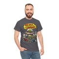 Alien UFO Roundabout T-Shirt — Vintage Comic Space Humor Tee