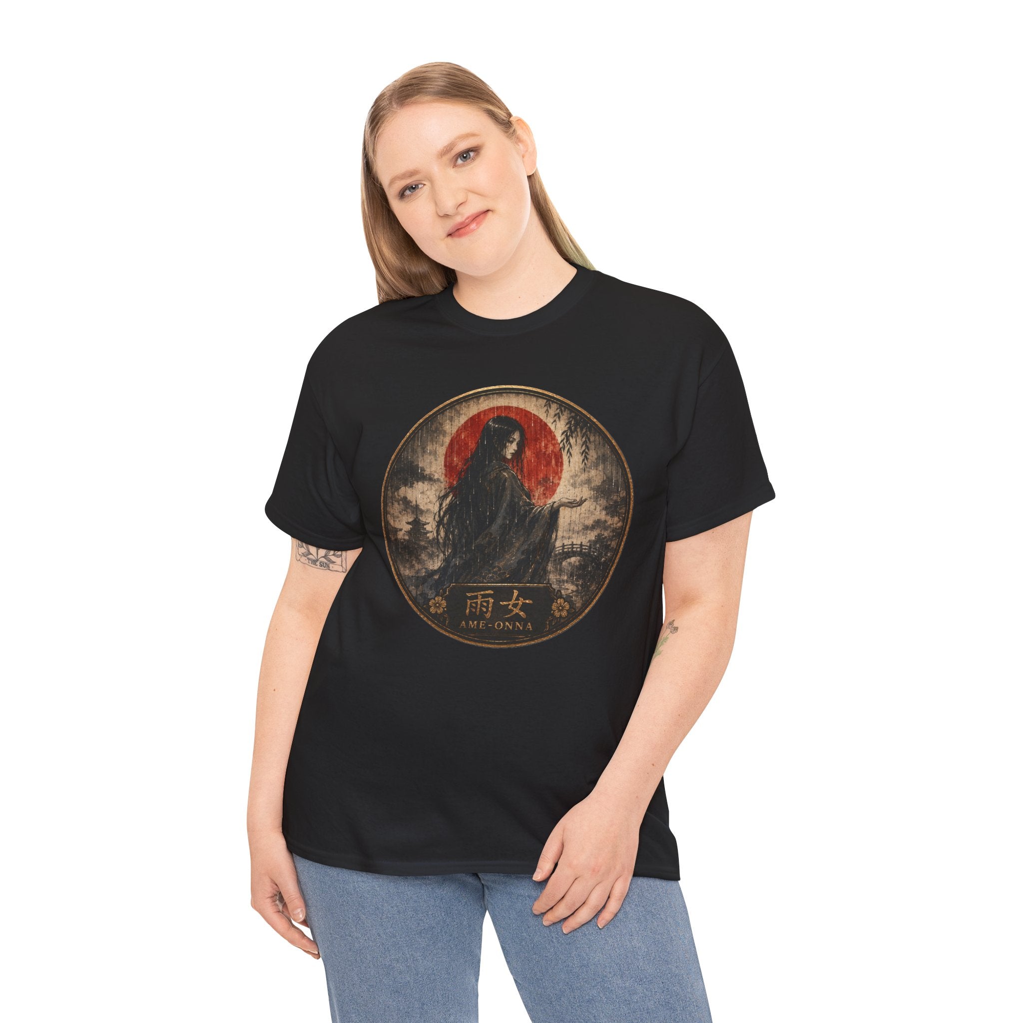 Ame-Onna Rain Woman T-Shirt | Japanese Yōkai Folklore Tee