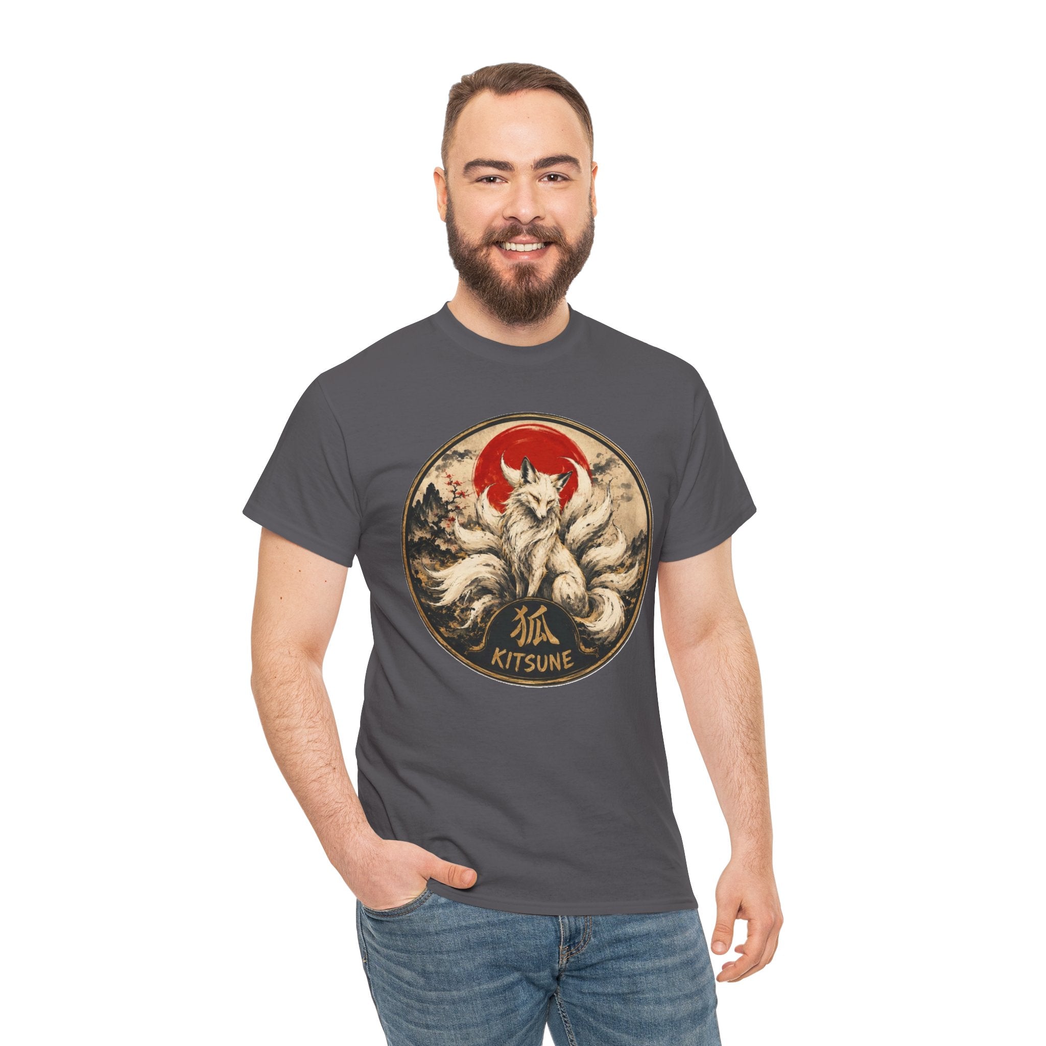 Kitsune Fox Spirit T-Shirt | Japanese Yōkai Folklore Tee