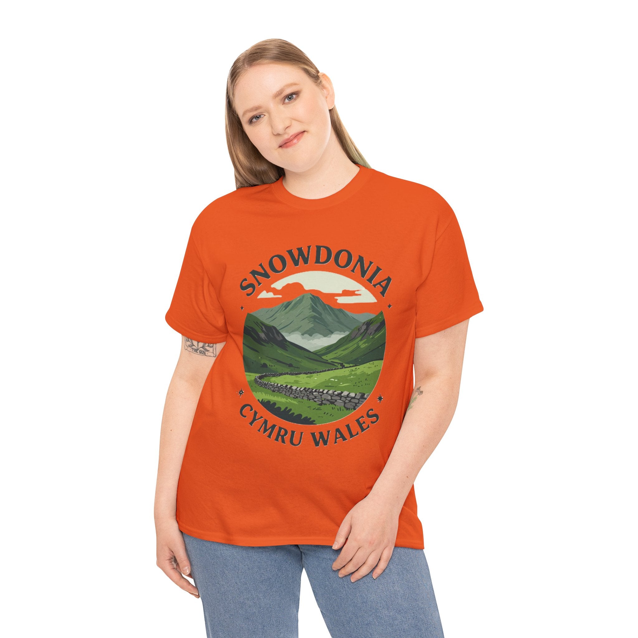 Snowdonia Wales Mountain Tee — Snowdonia Cymru Scenic Landscape T-Shirt