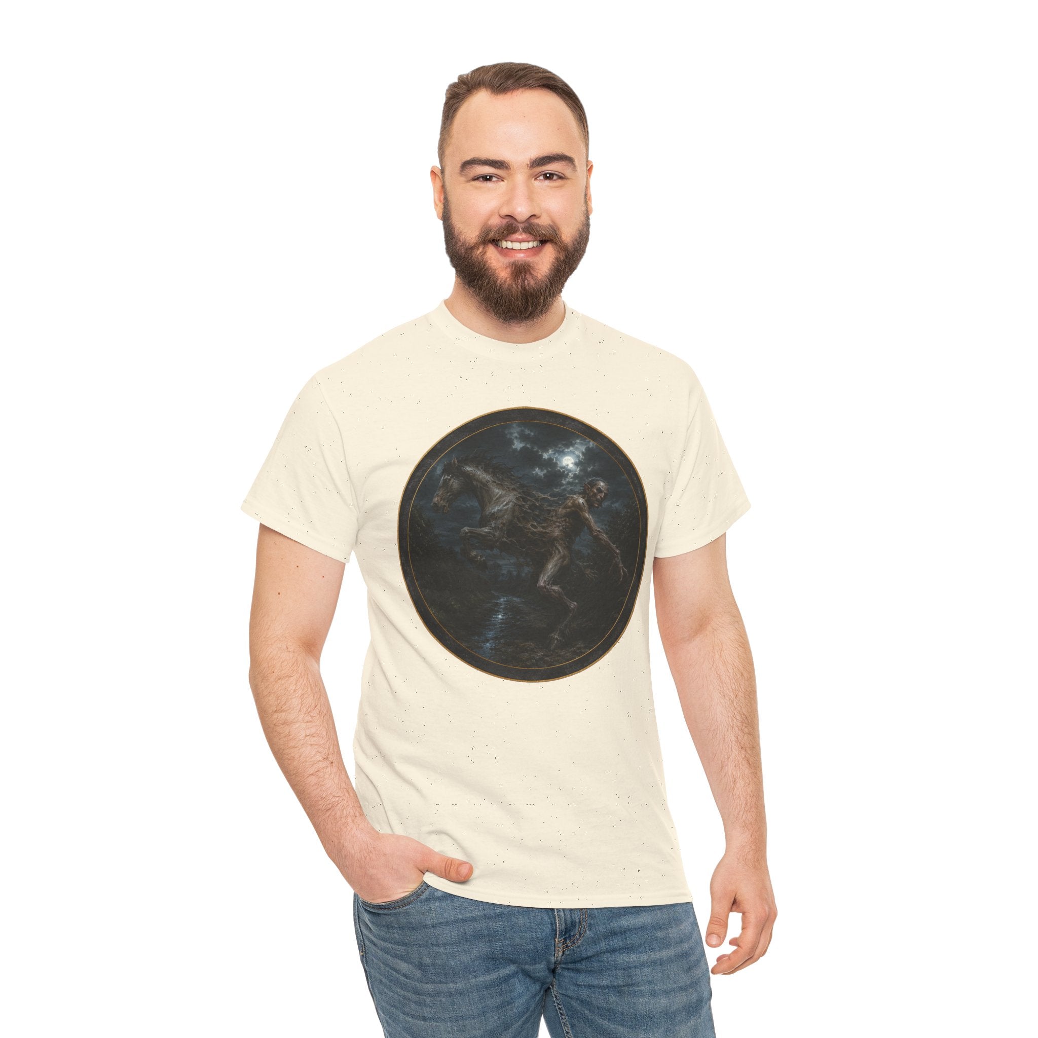 The Brag T‑Shirt — Vintage Moonlit Horror Graphic Tee