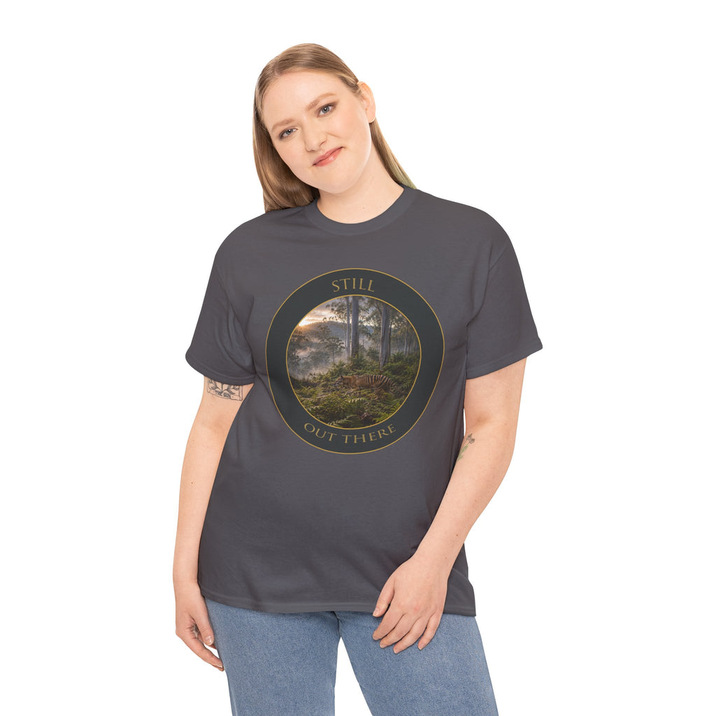 Thylacine "Still Out There" T-Shirt | Tasmanian Tiger Sighting Tee