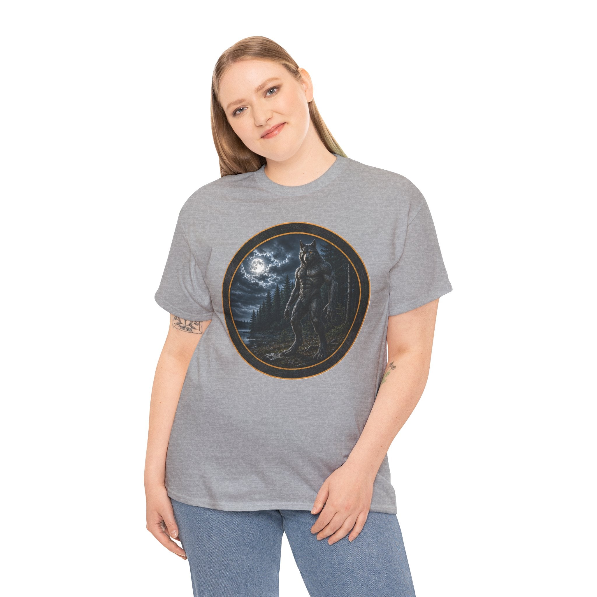 Still Out There – Dogman Bipedal Wolf Cryptid Graphic T-Shirt