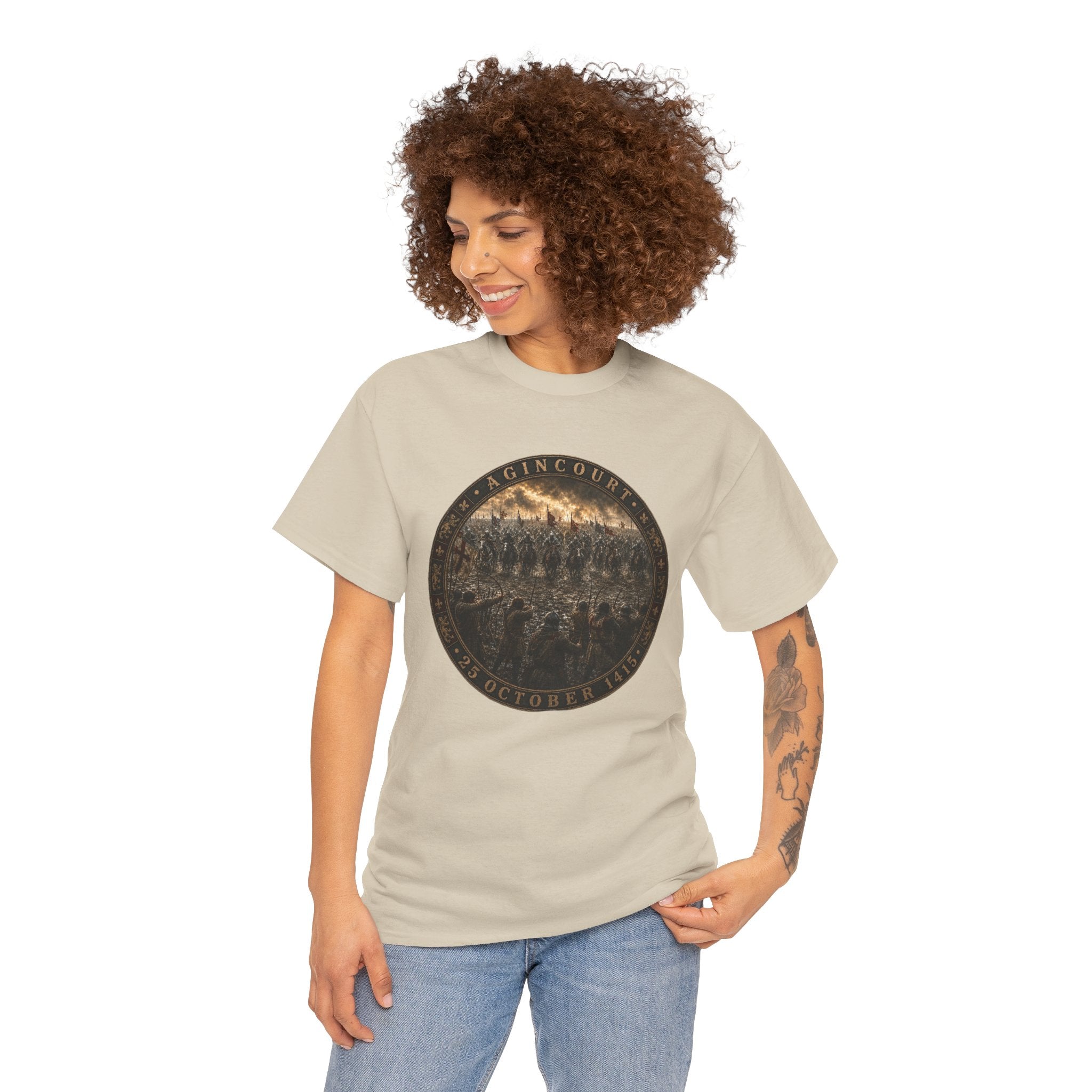 They Came in Their Thousands — Agincourt 1415 Graphic T-Shirt